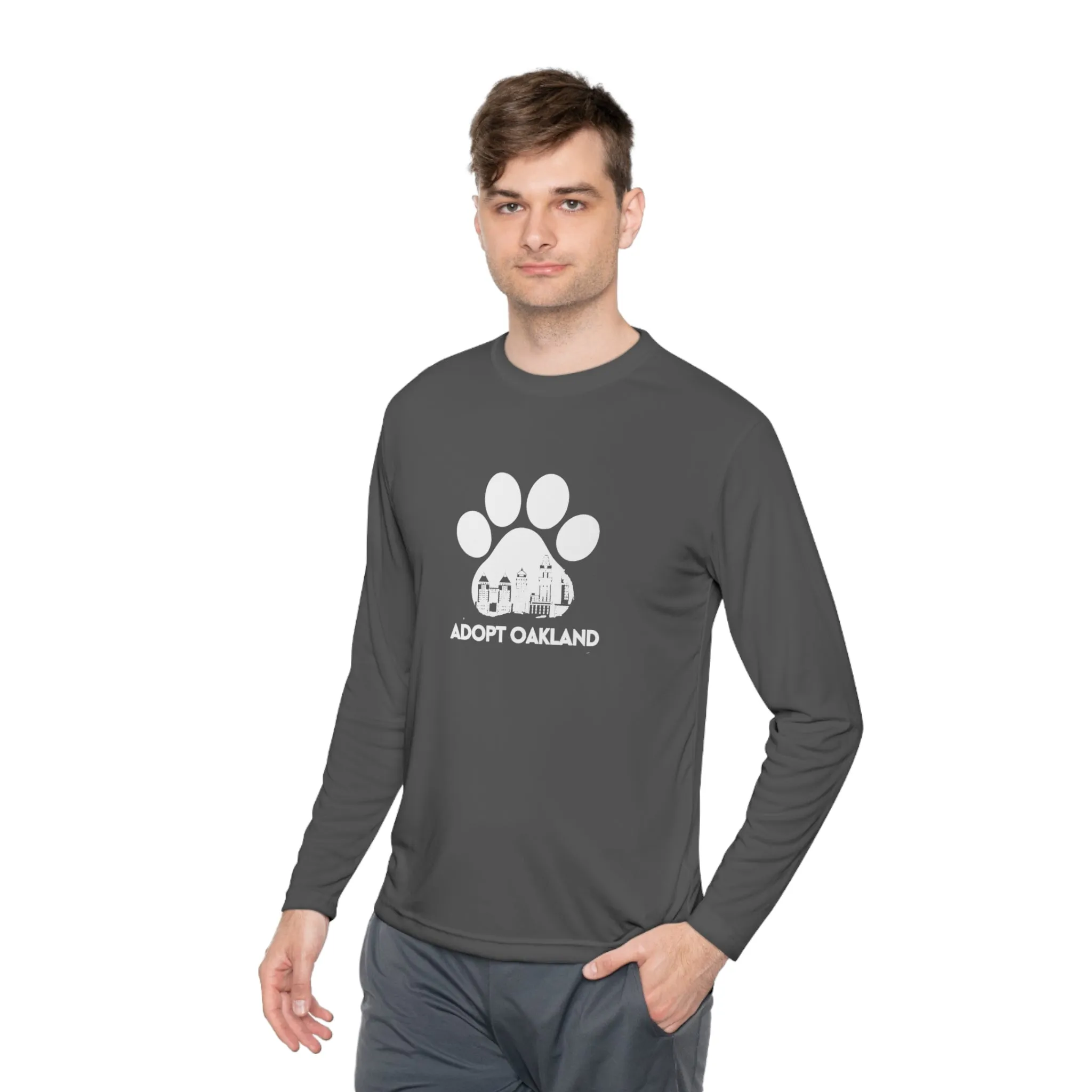 Adopt Oakland Unisex Lightweight Long Sleeve Tee