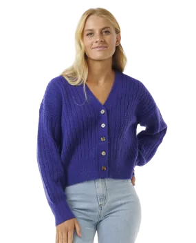 Afterglow Cardigan in Wild Berry