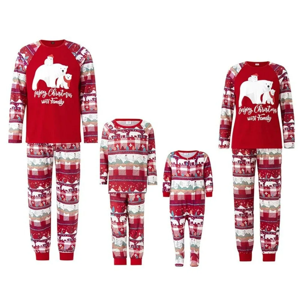 Christmas Bear Family Matching Pajamas