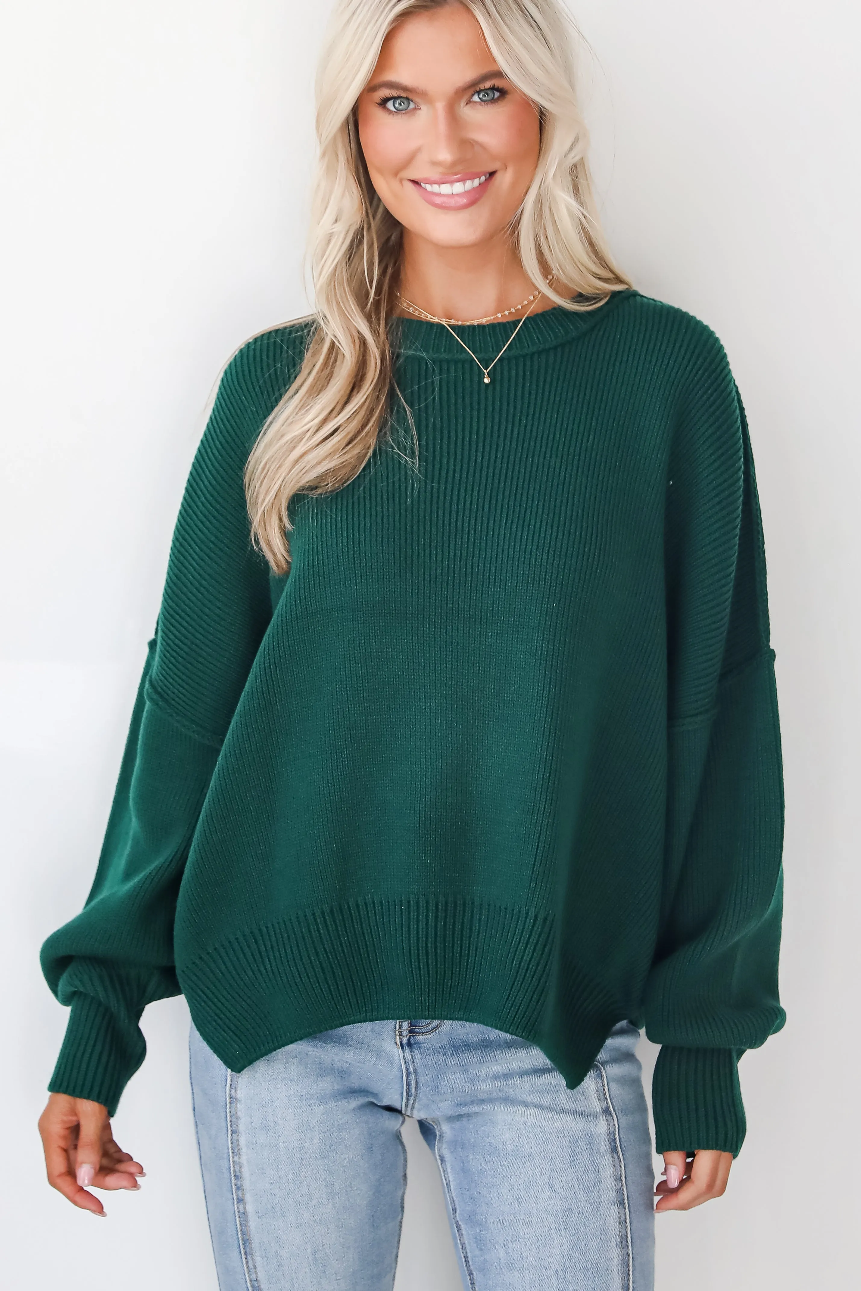 Classically Comfy Oversized Sweater - DOORBUSTER