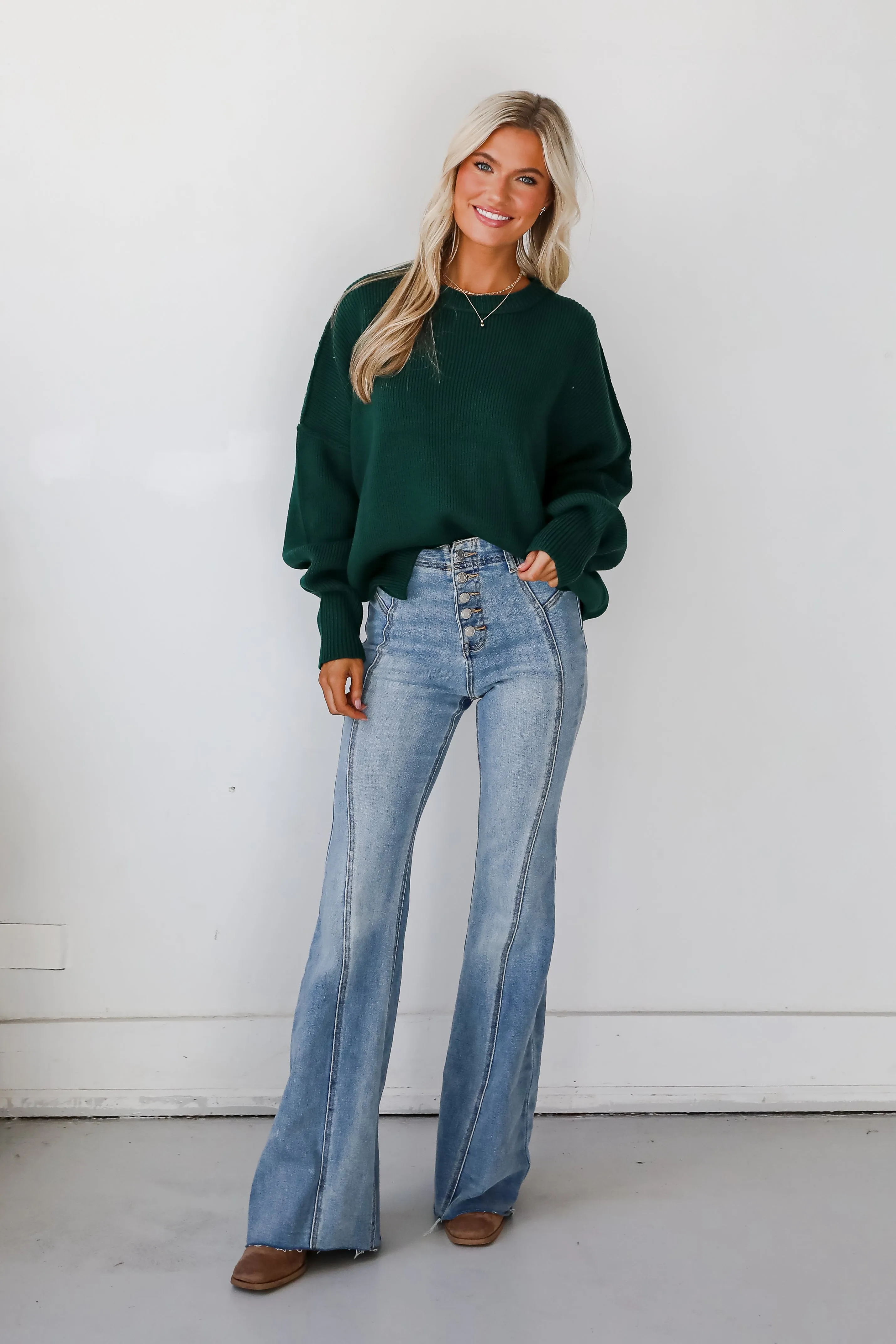 Classically Comfy Oversized Sweater - DOORBUSTER