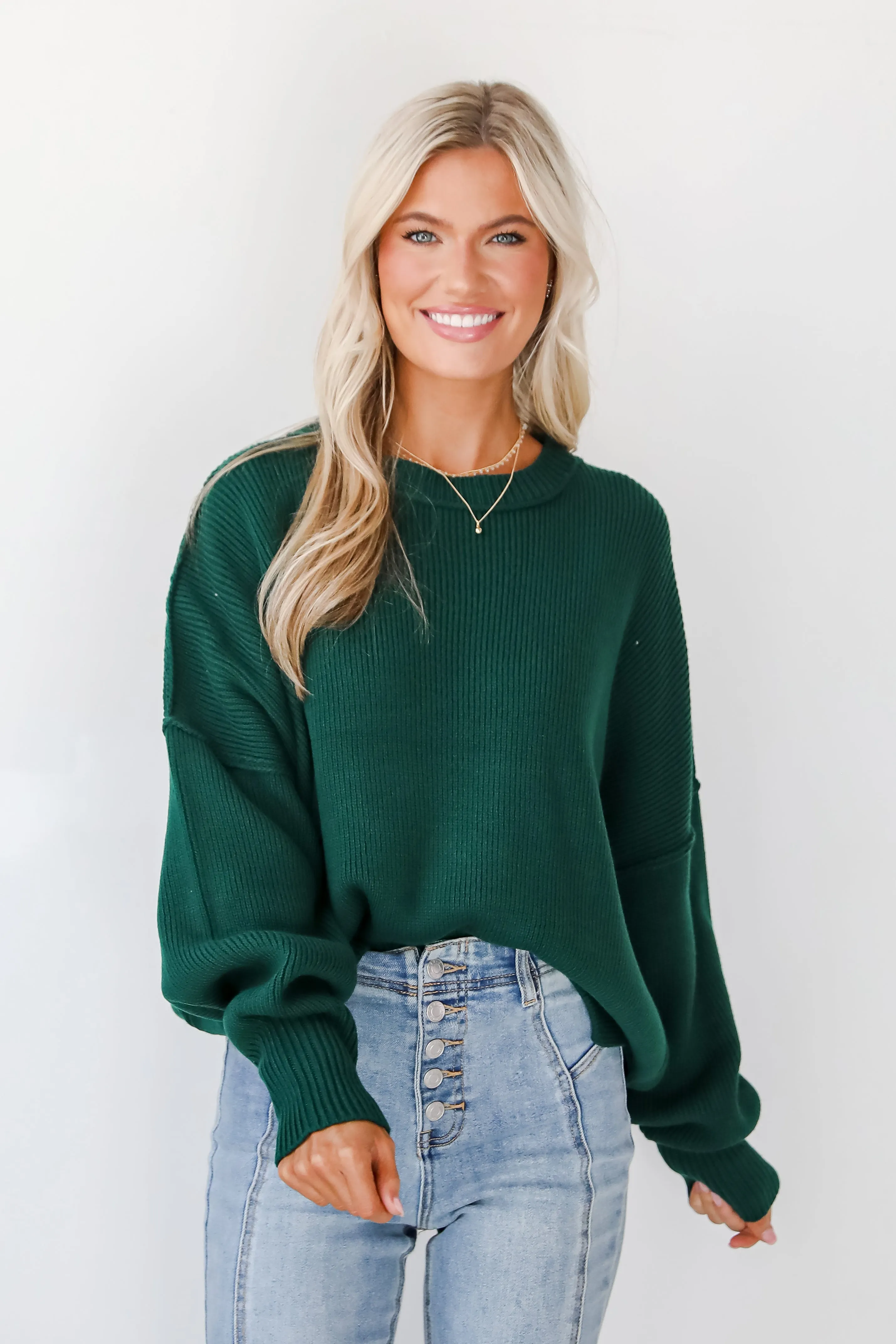 Classically Comfy Oversized Sweater - DOORBUSTER