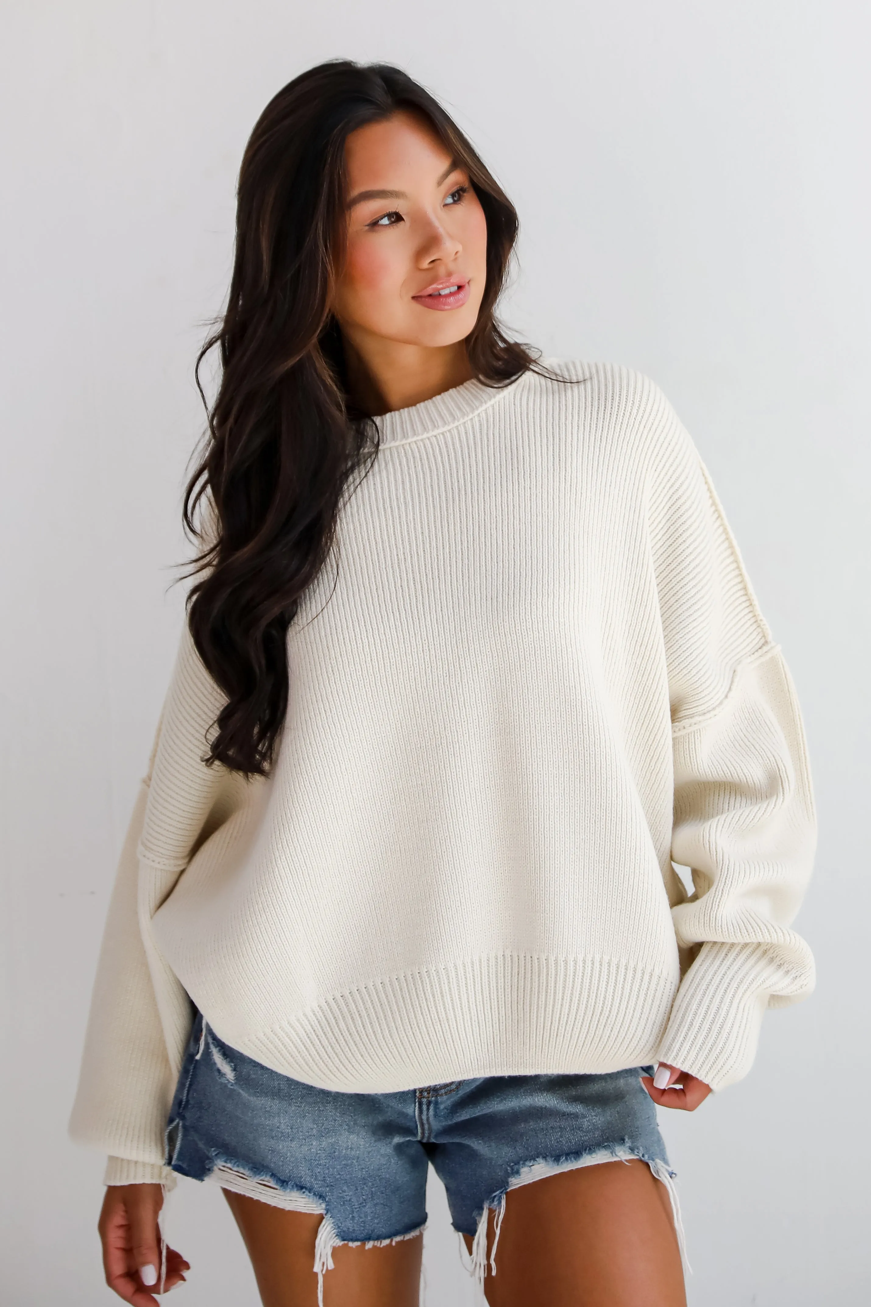 Classically Comfy Oversized Sweater - DOORBUSTER