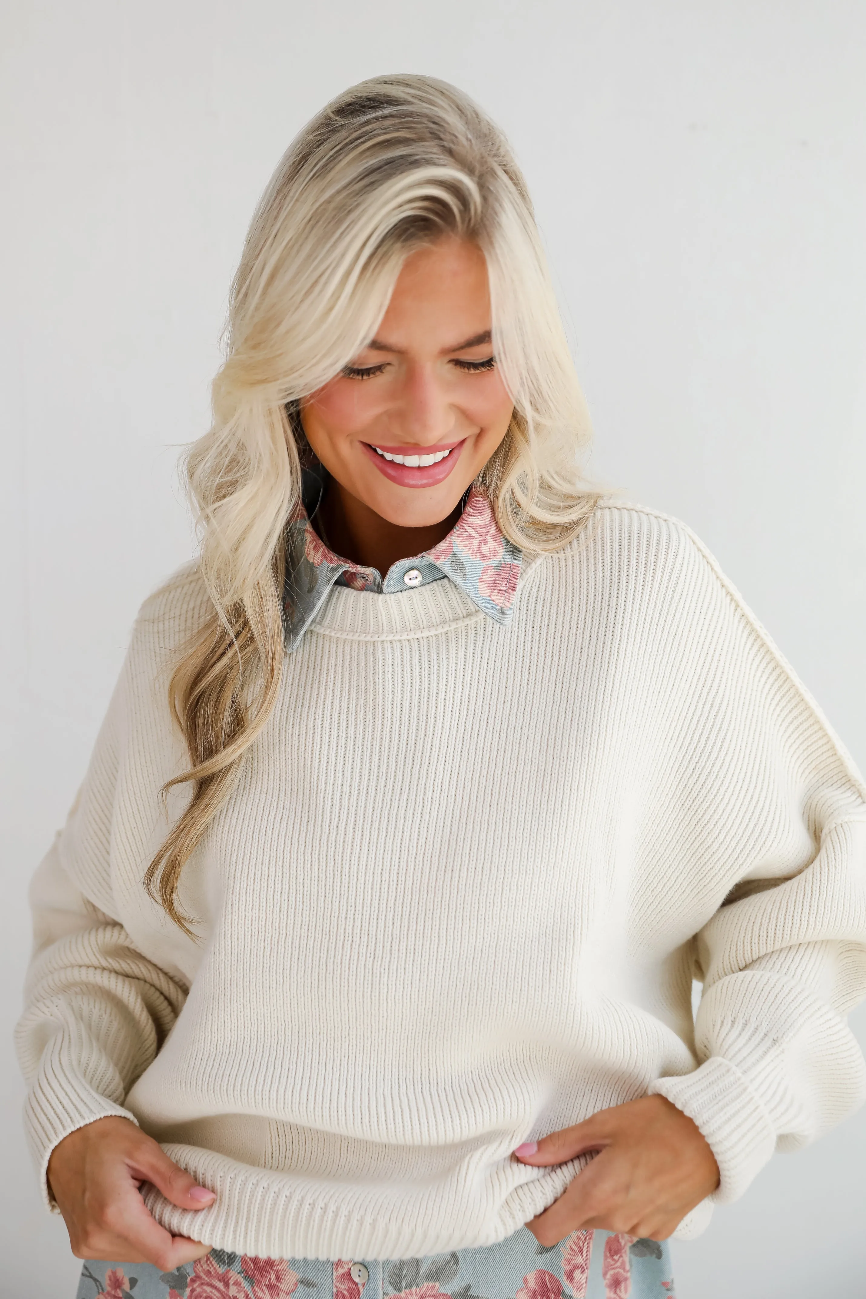 Classically Comfy Oversized Sweater - DOORBUSTER