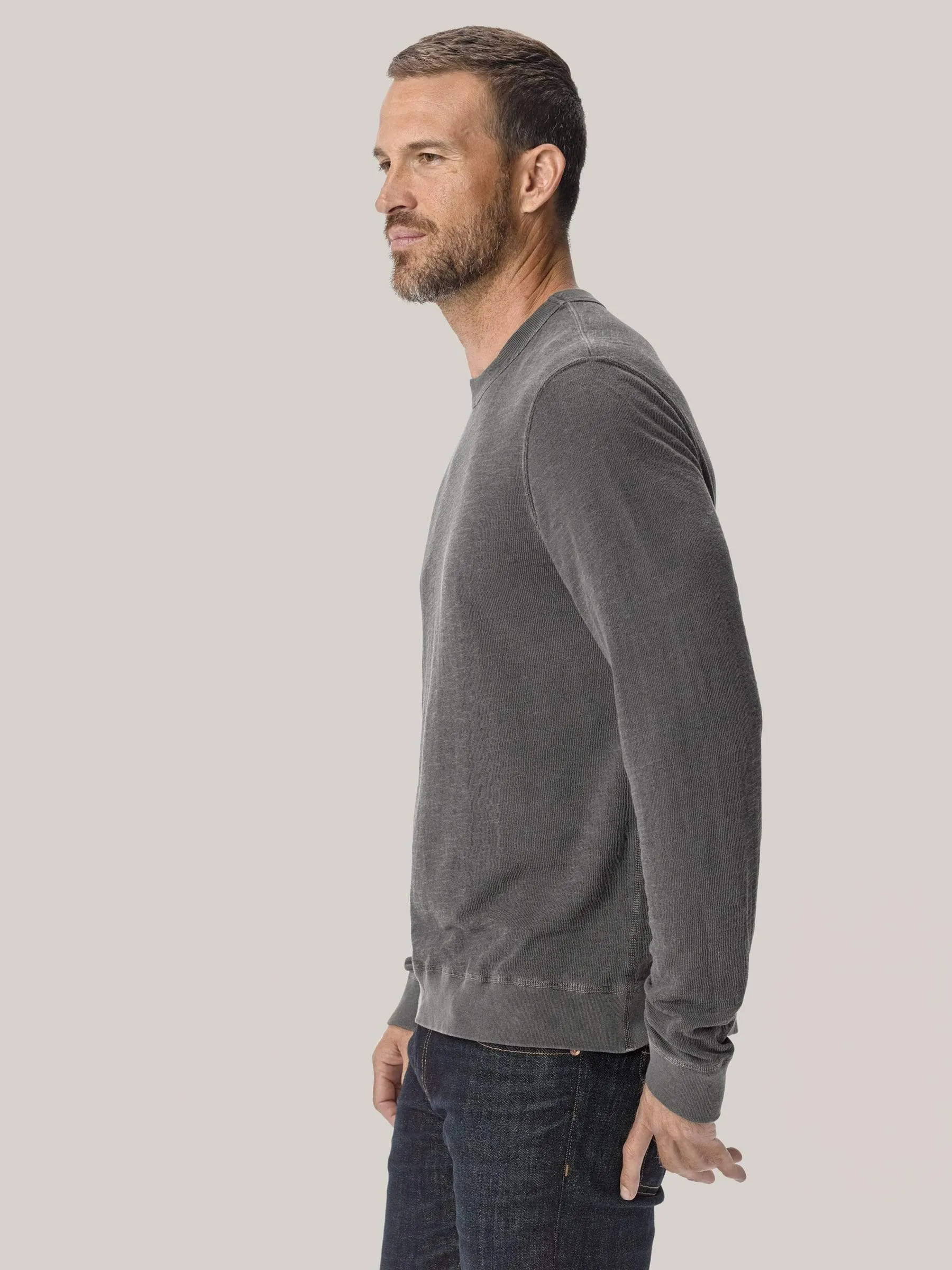 Coal Lightweight Double Slub Sweatshirt