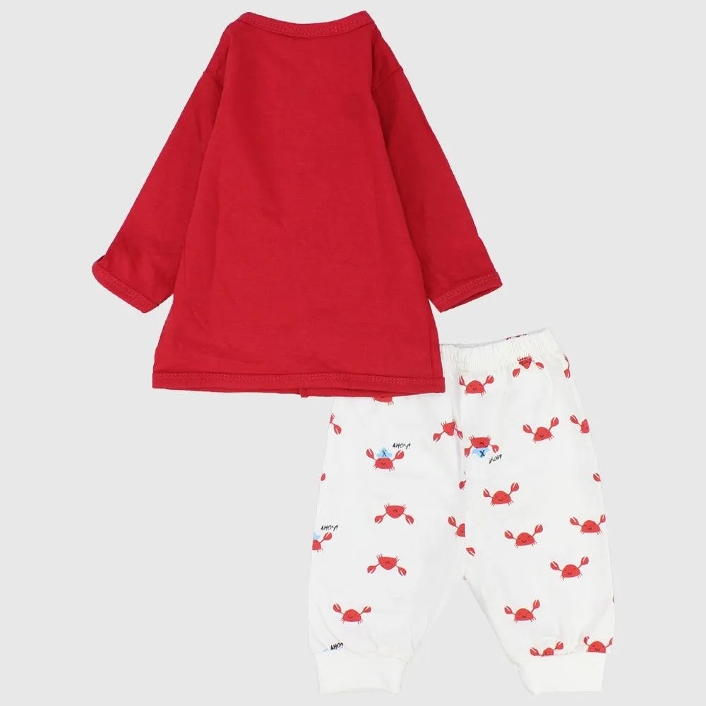 Cutie Crabby Long-Sleeved Pajama