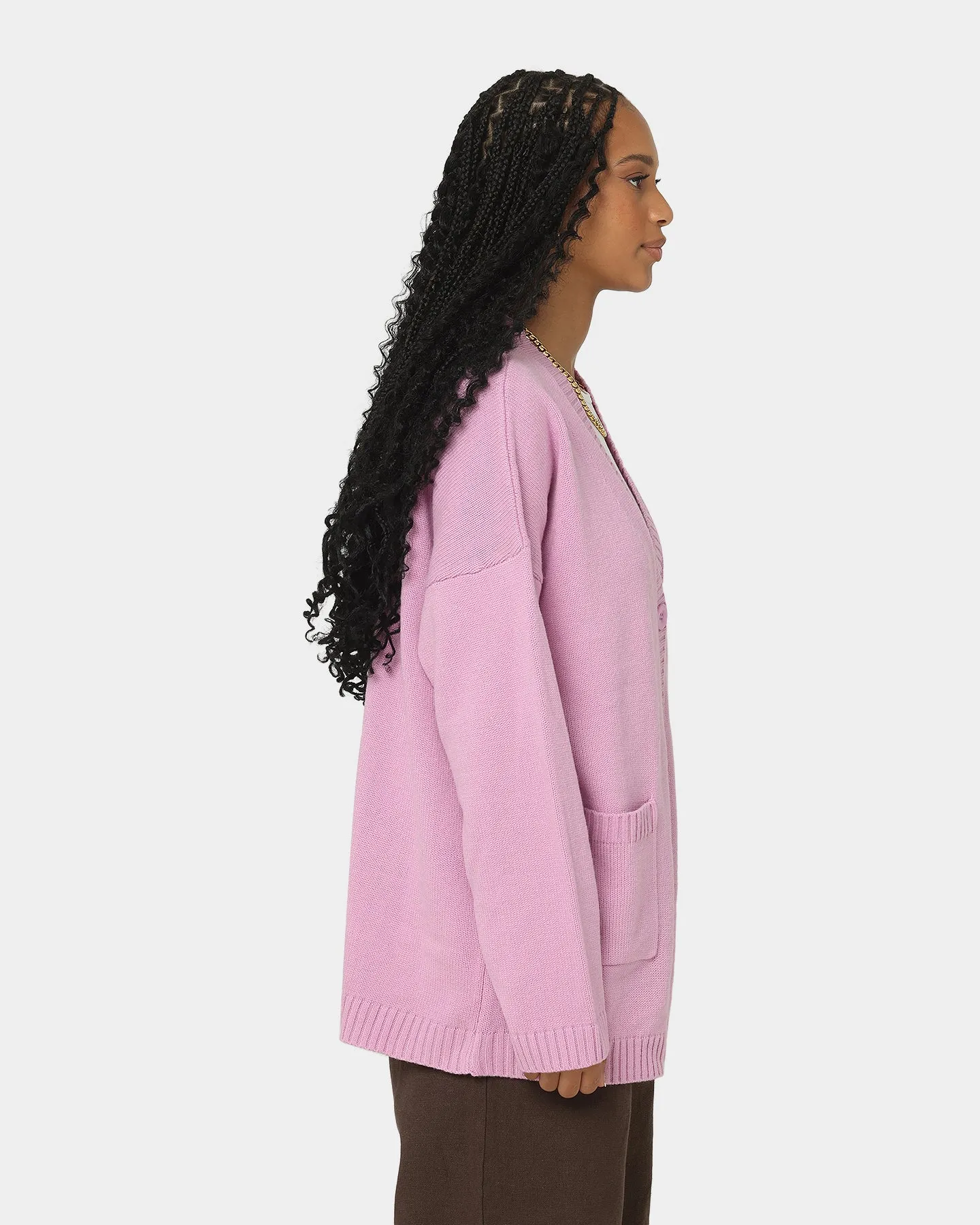 EN ES Women's Get Set Longer Line Cardigan Lilac