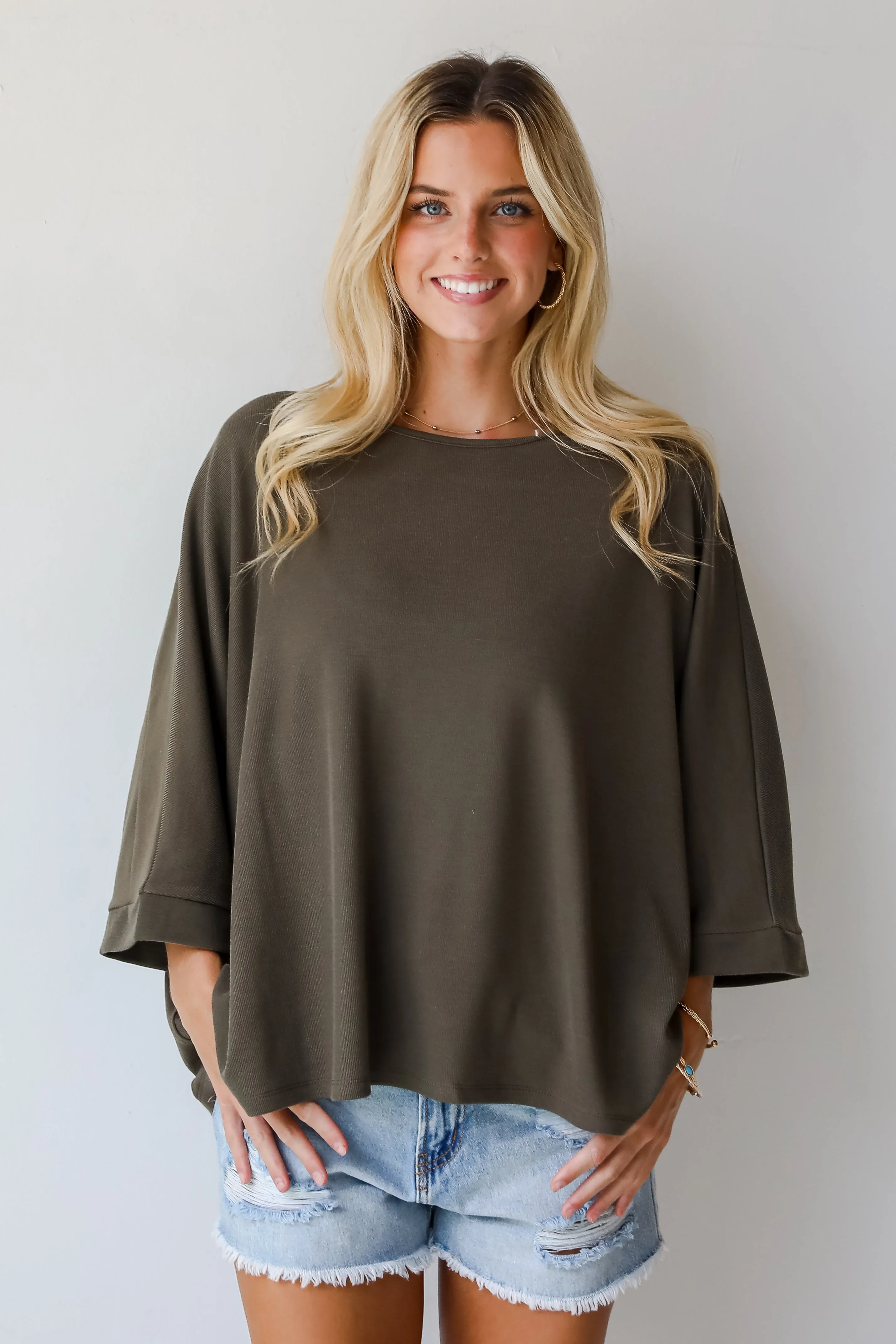 FINAL SALE - Reagan Oversized Knit Top