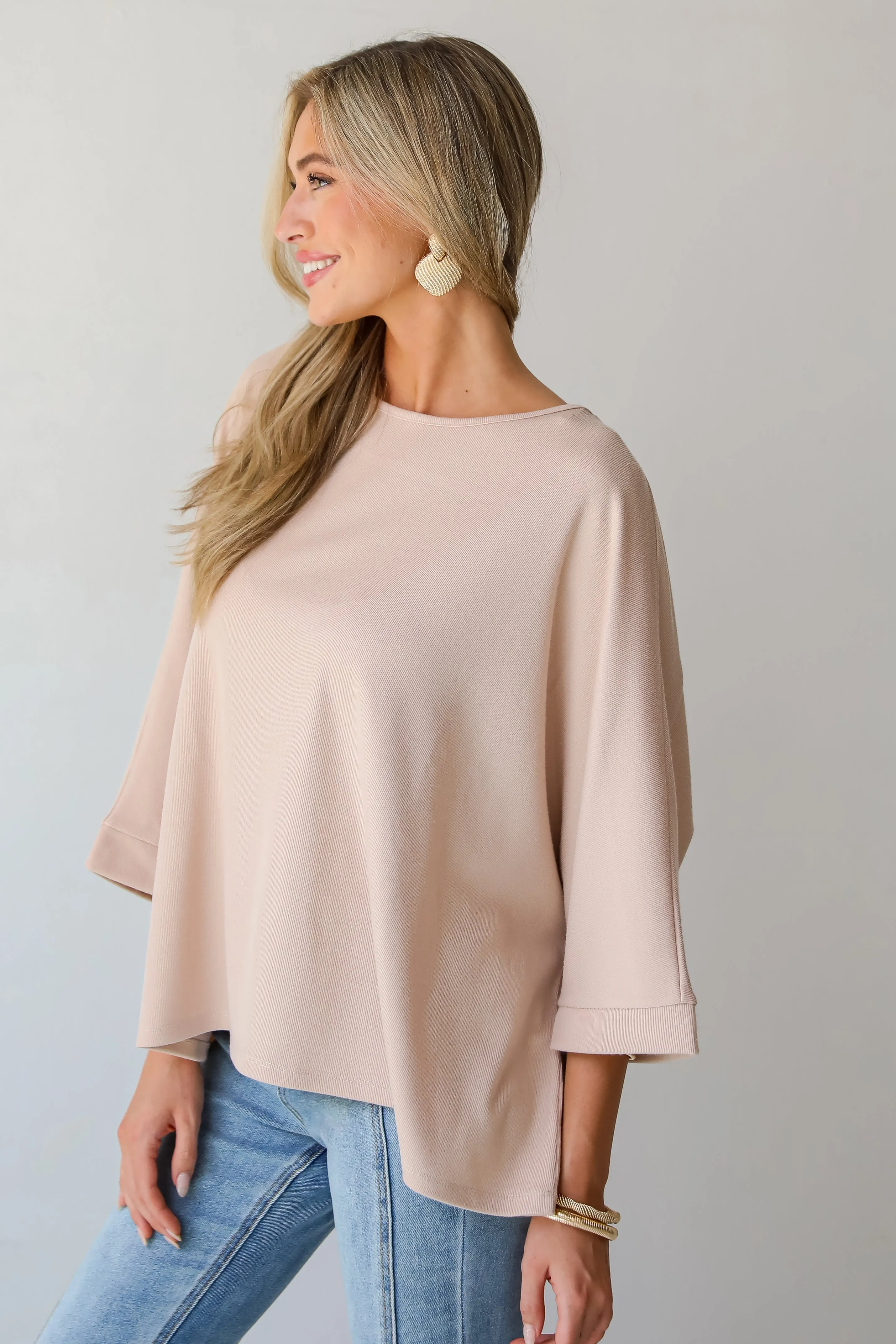 FINAL SALE - Reagan Oversized Knit Top