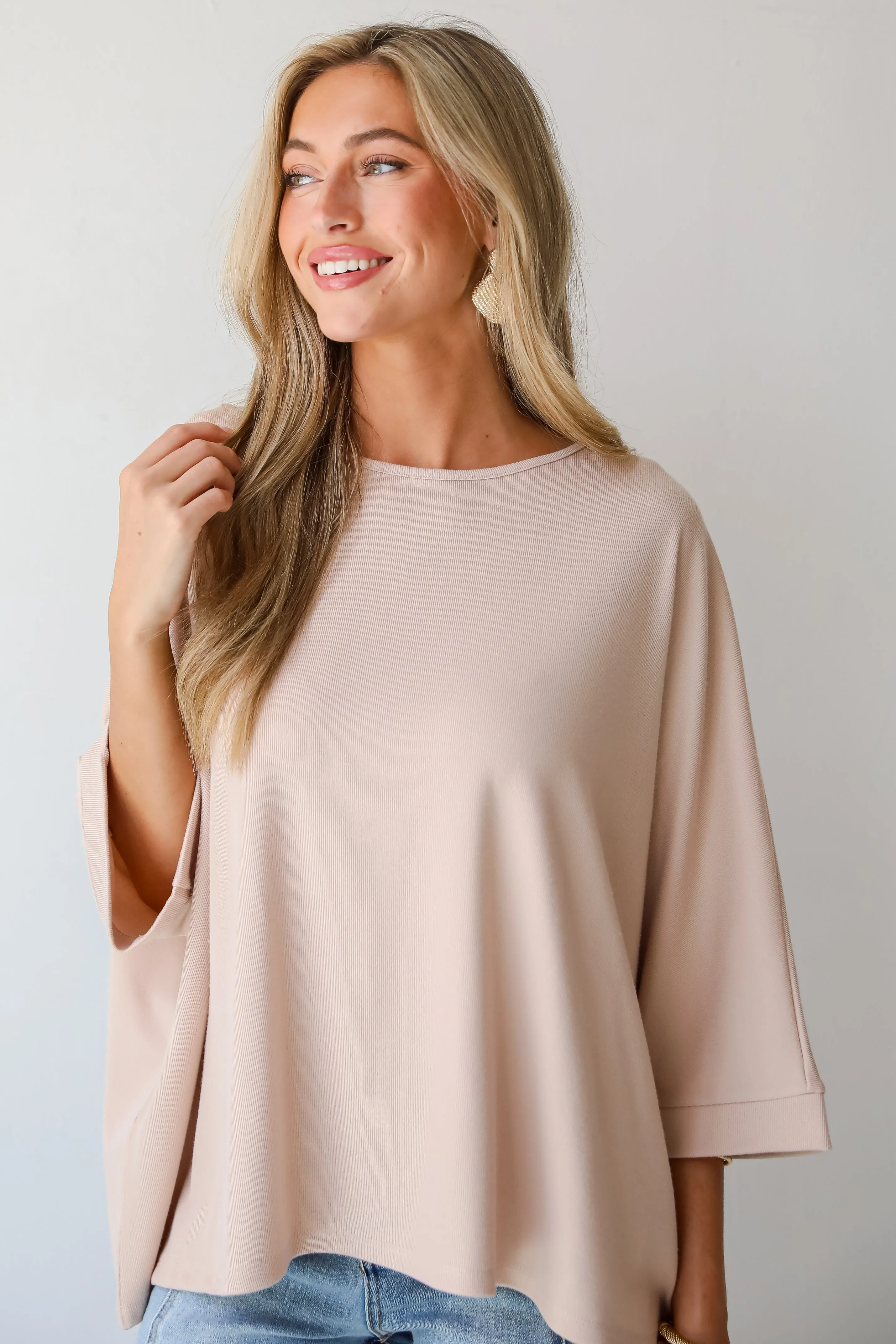 FINAL SALE - Reagan Oversized Knit Top