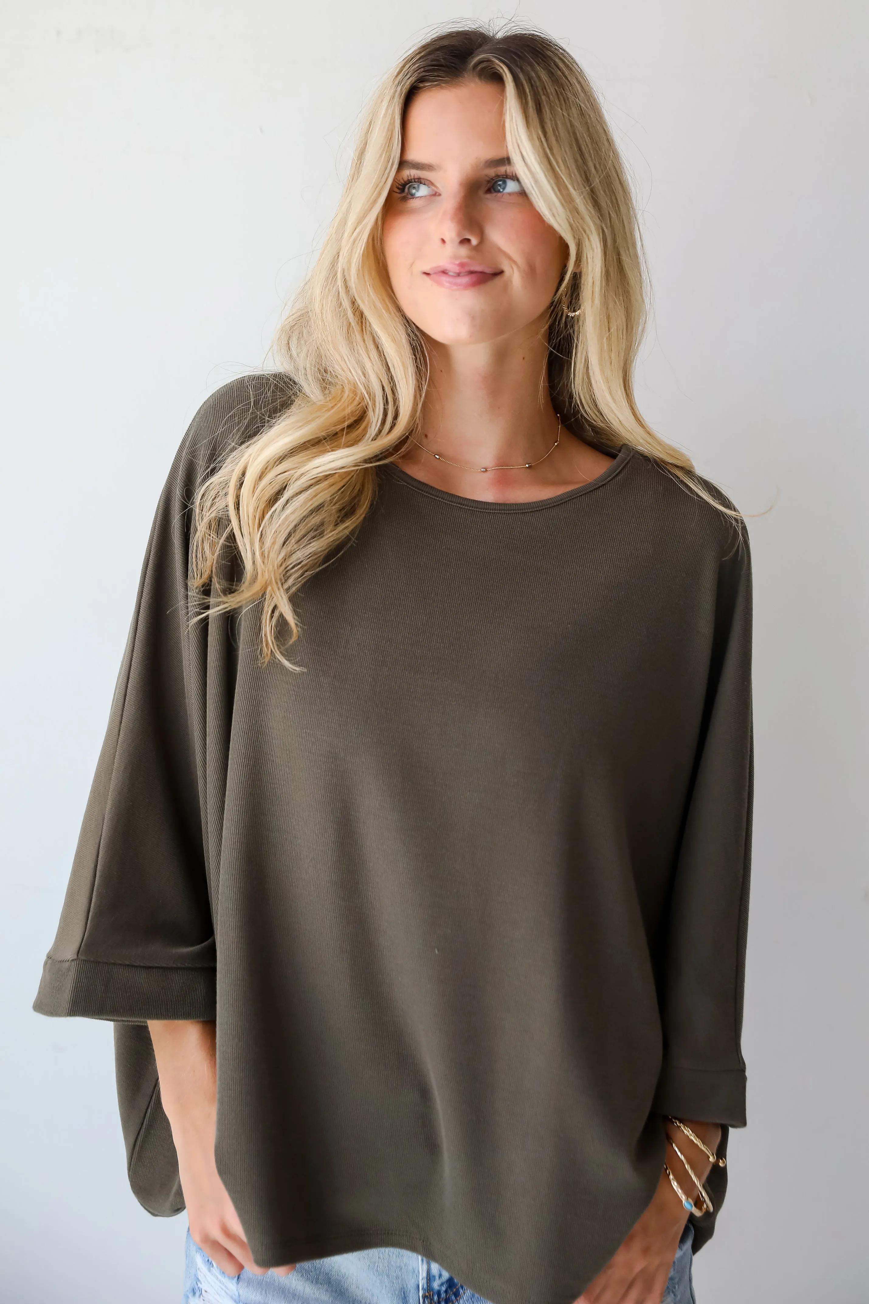 FINAL SALE - Reagan Oversized Knit Top