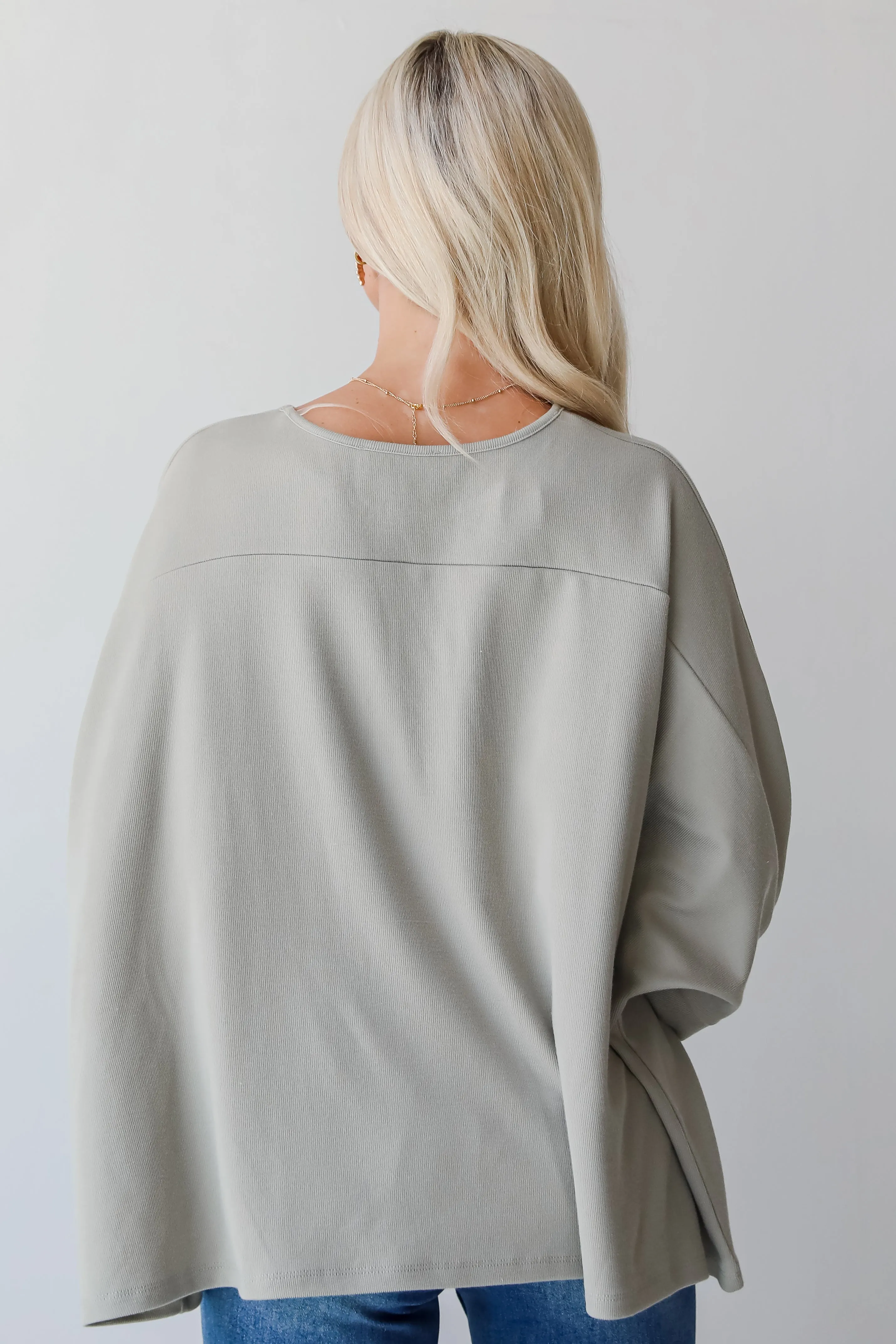 FINAL SALE - Reagan Oversized Knit Top