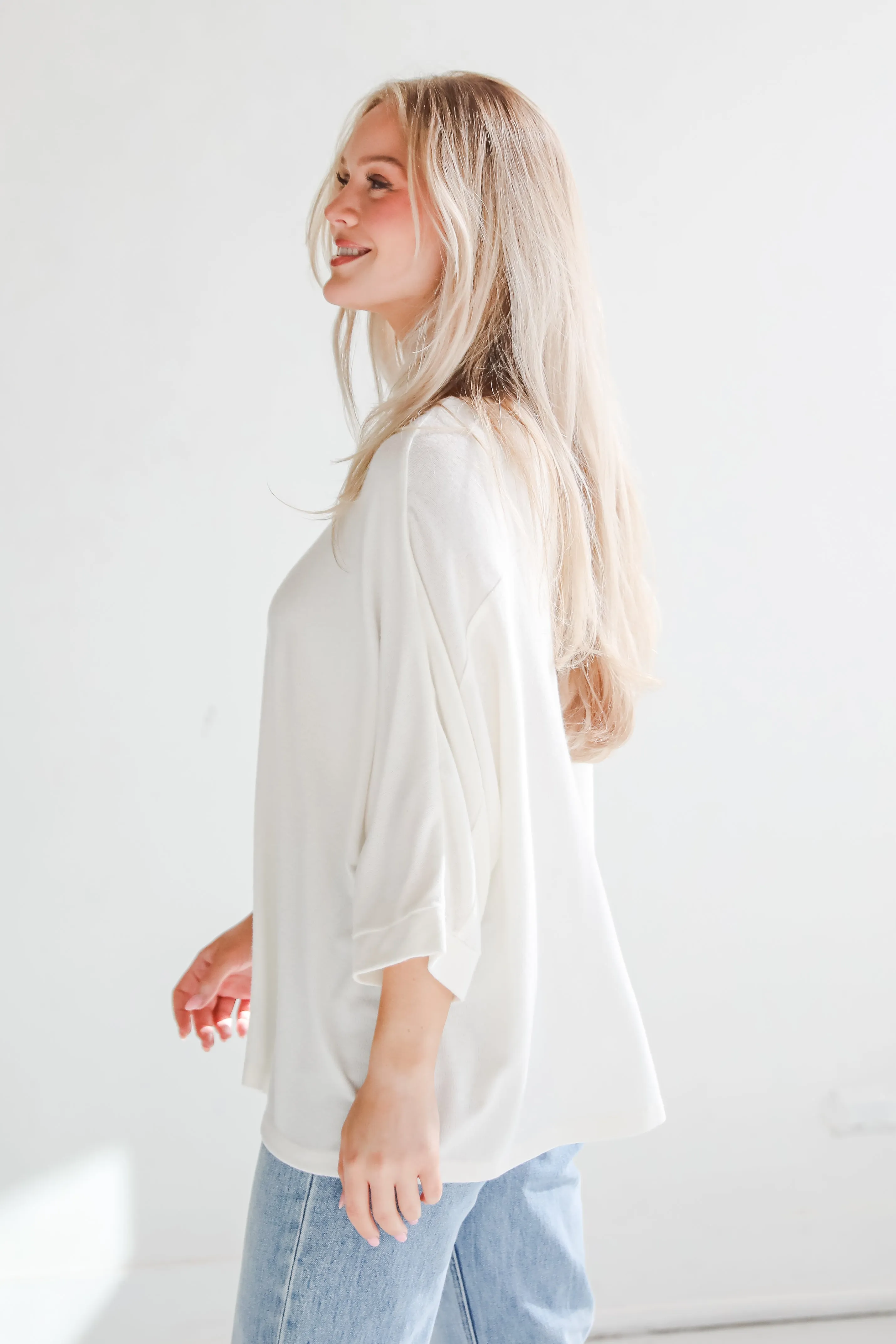 FINAL SALE - Winning Pick Oversized Soft Knit Top