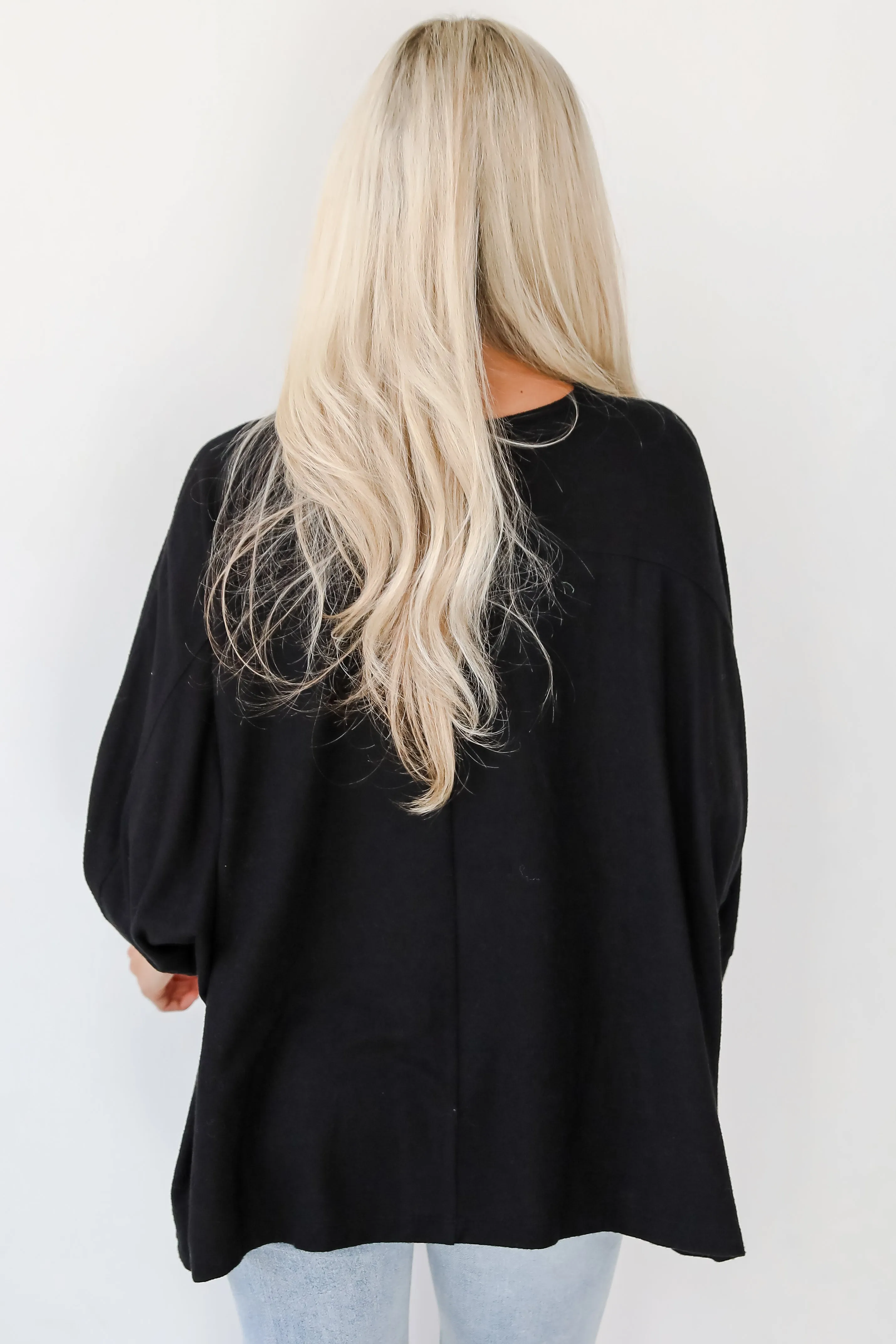 FINAL SALE - Winning Pick Oversized Soft Knit Top