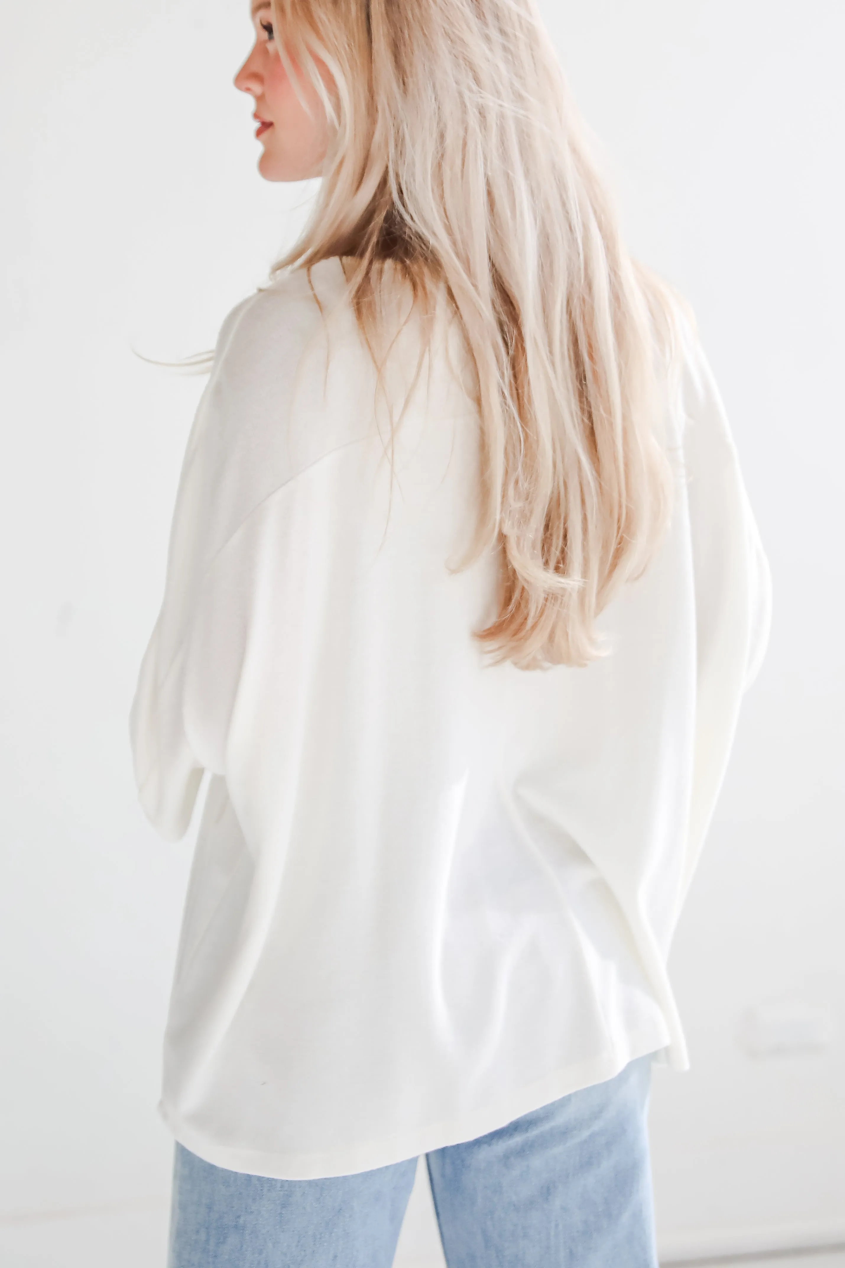 FINAL SALE - Winning Pick Oversized Soft Knit Top