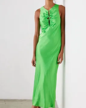 Fiona Dress in Vibrant Green | Vibrant Green