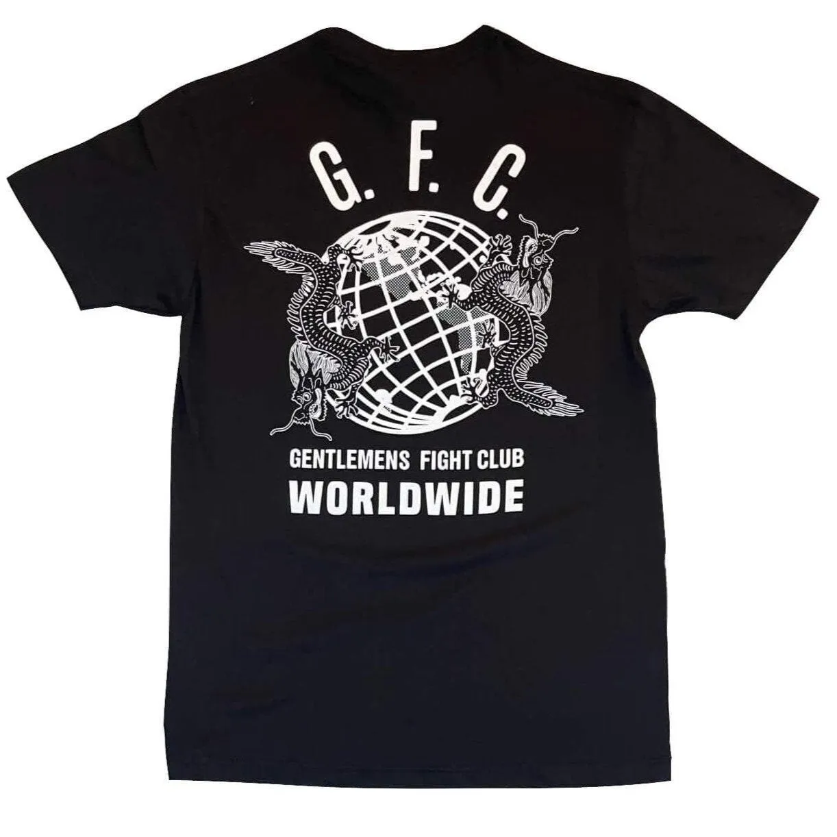 GFC 'Worldwide'  LIGHTWEIGHT Short Sleeve T-Shirt Black