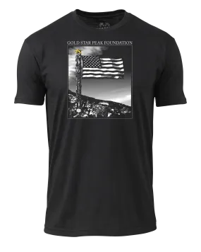 Gold Star Peak Foundation T-Shirt | Black