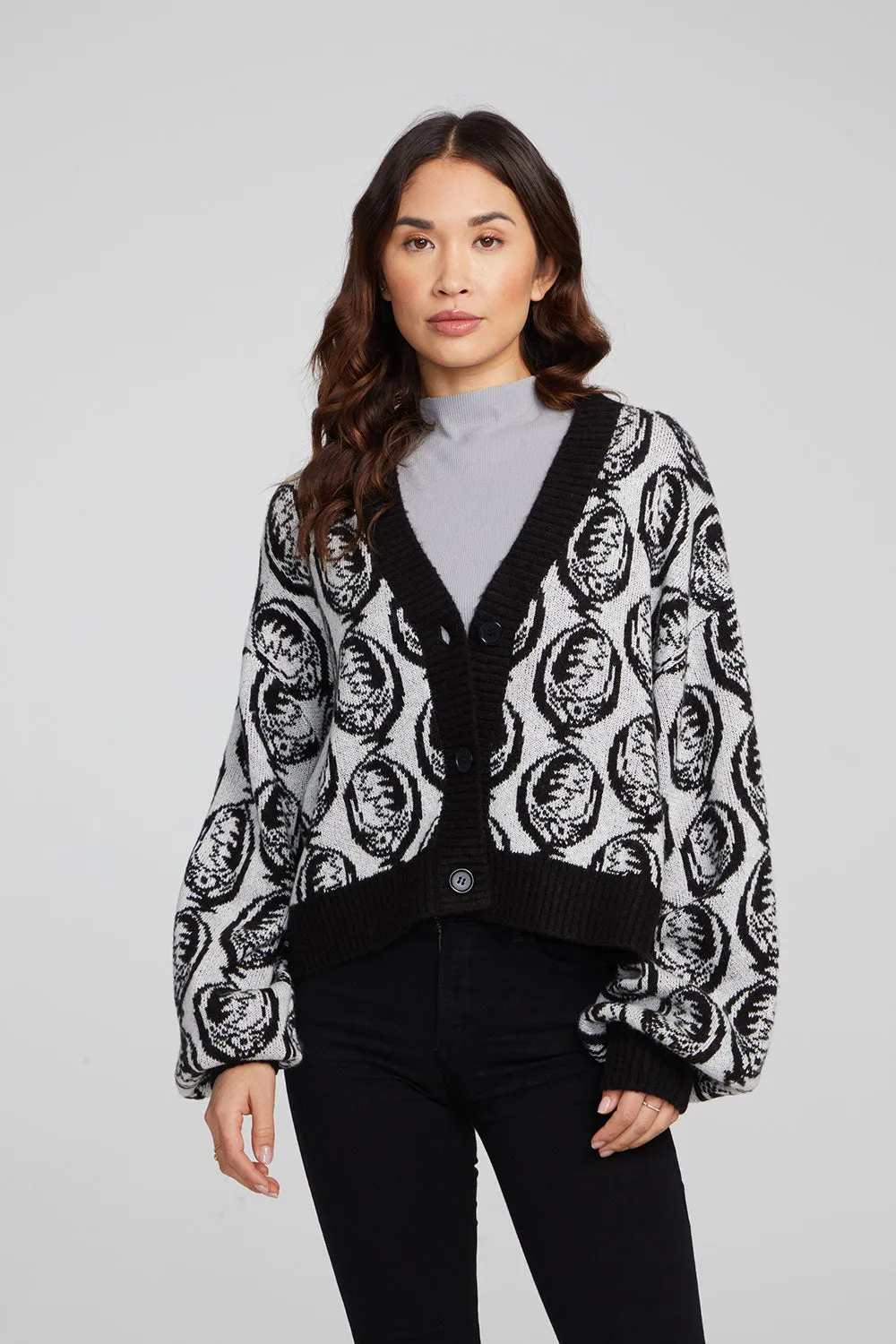 Grateful Dead Steal Your Face Cardigan