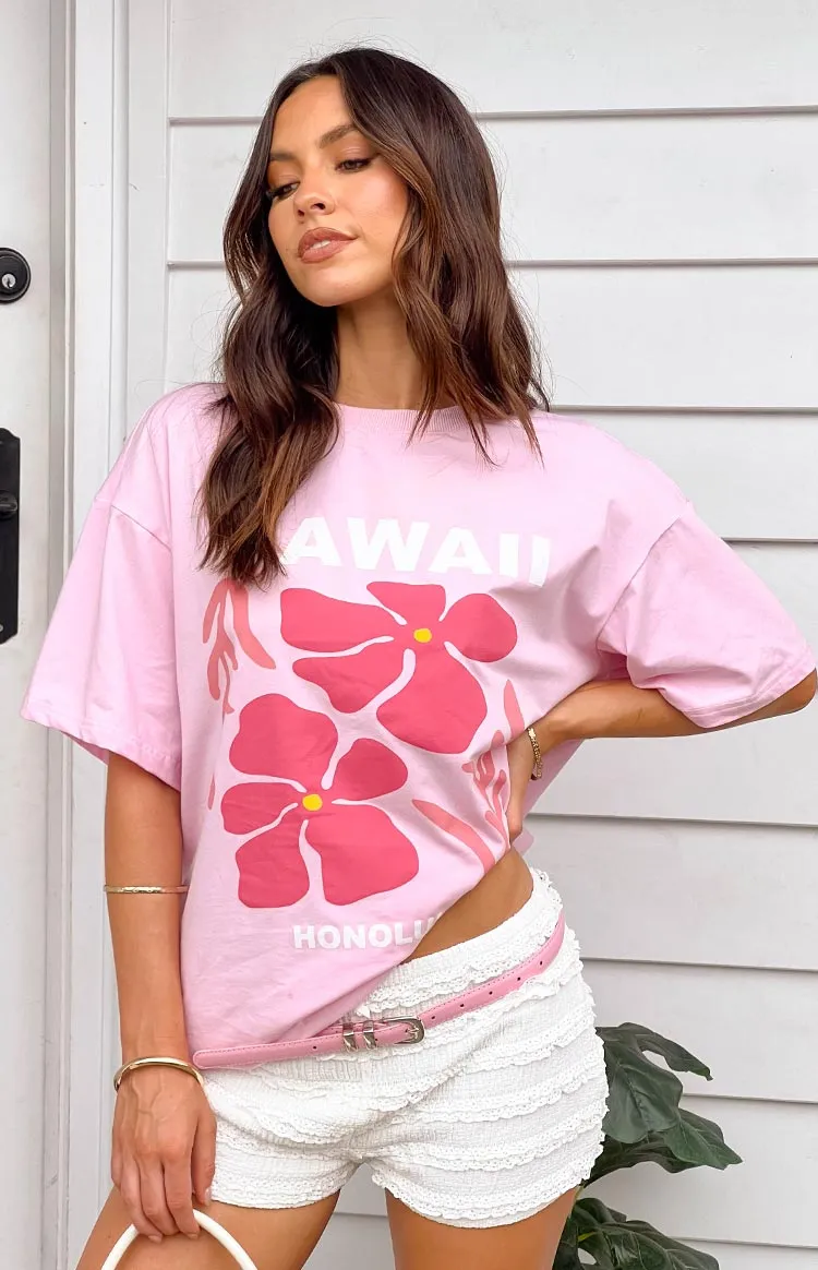 Hawaii Pink Tee