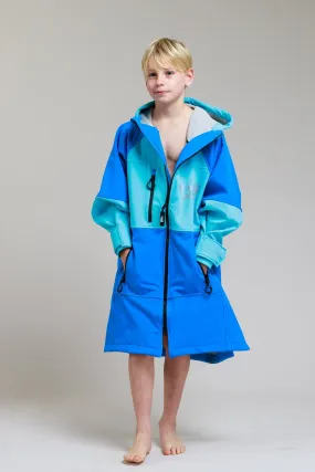 Kids Soft Shell Robe - Cobalt Blue