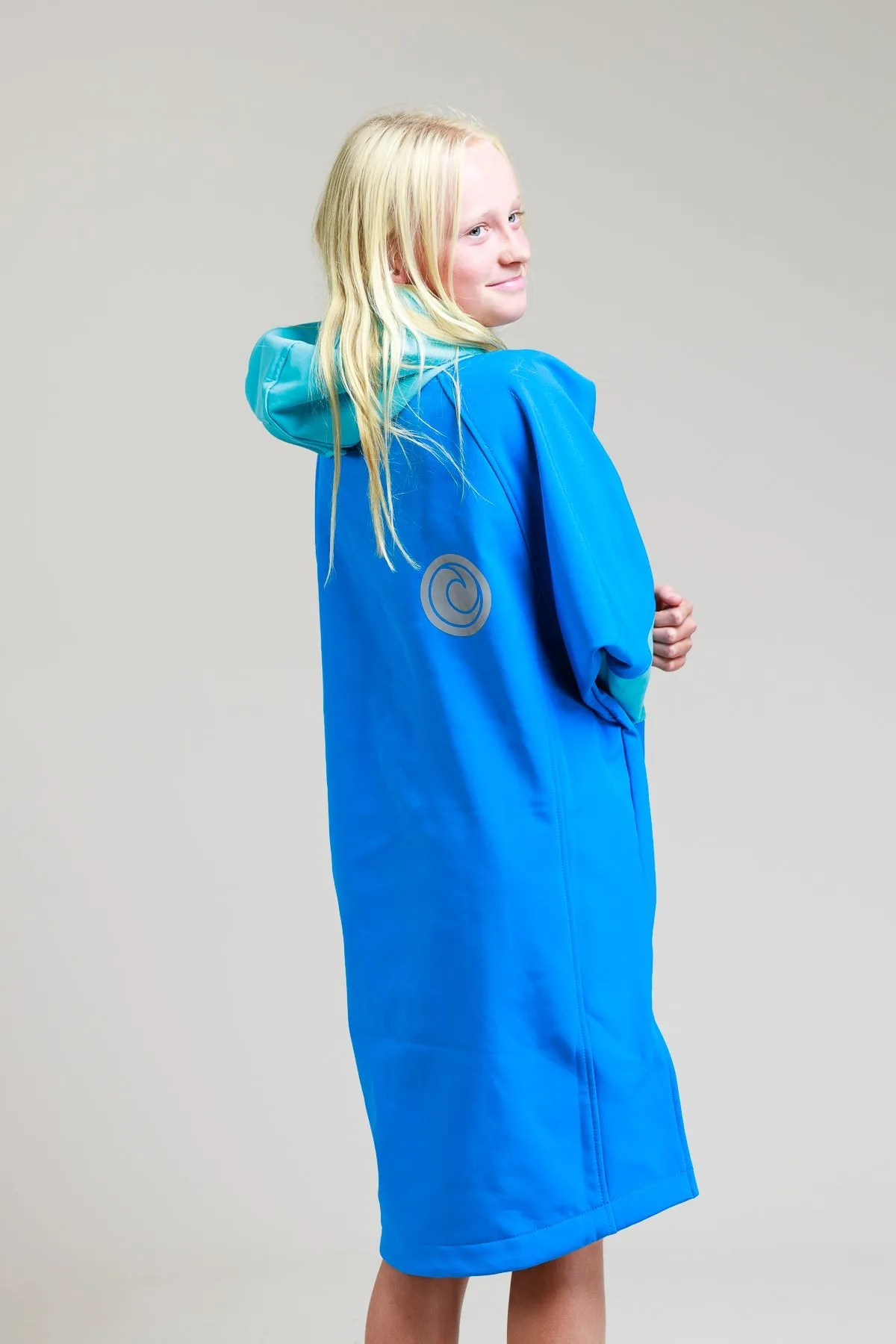 Kids Soft Shell Robe - Cobalt Blue