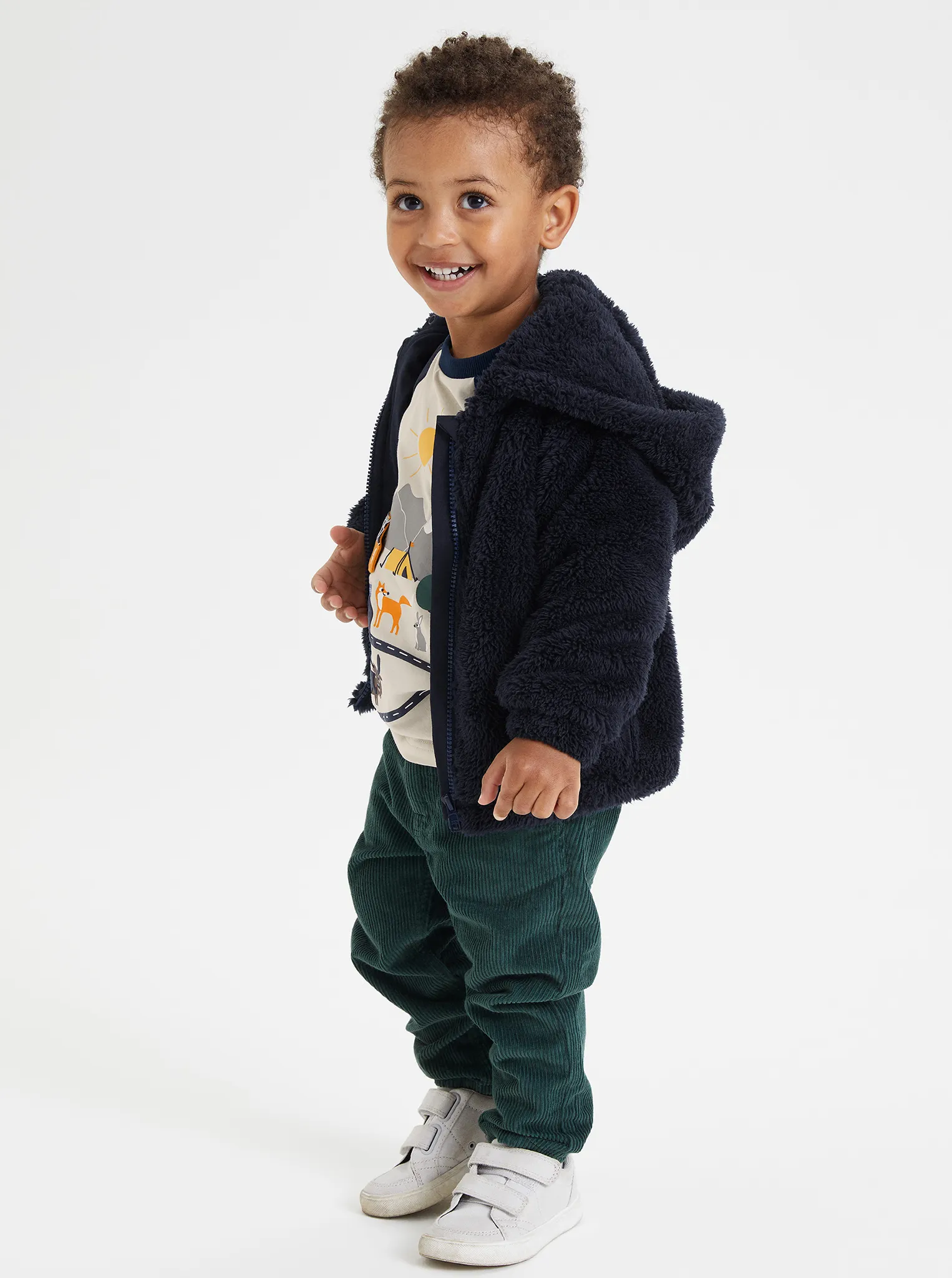 Kids Teddy Fleece Hoodie