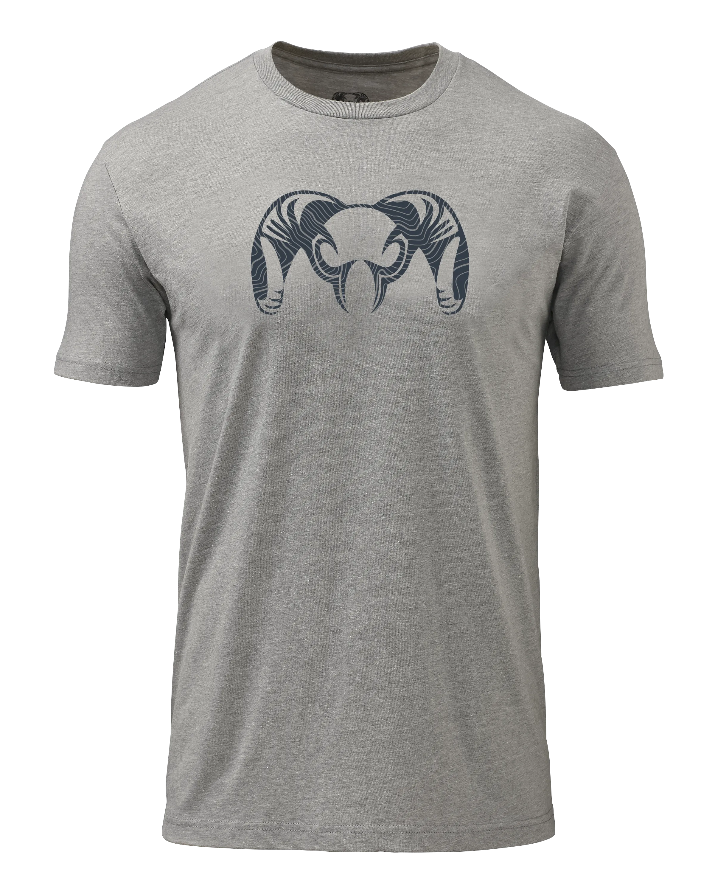 KUIU Topographic Ram T-Shirt | Heather Grey