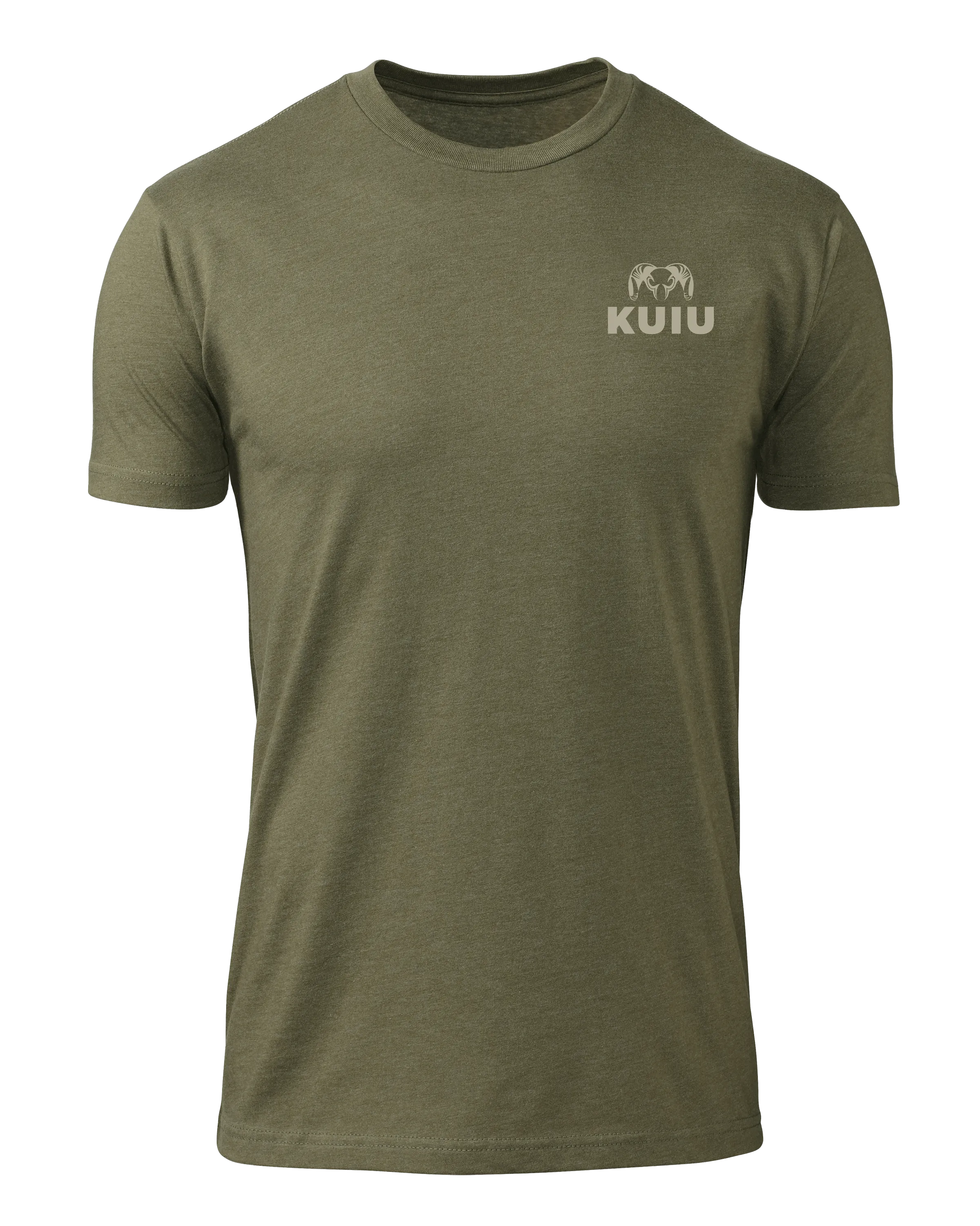 KUIU Vias Ram Flag T-Shirt | Military Green