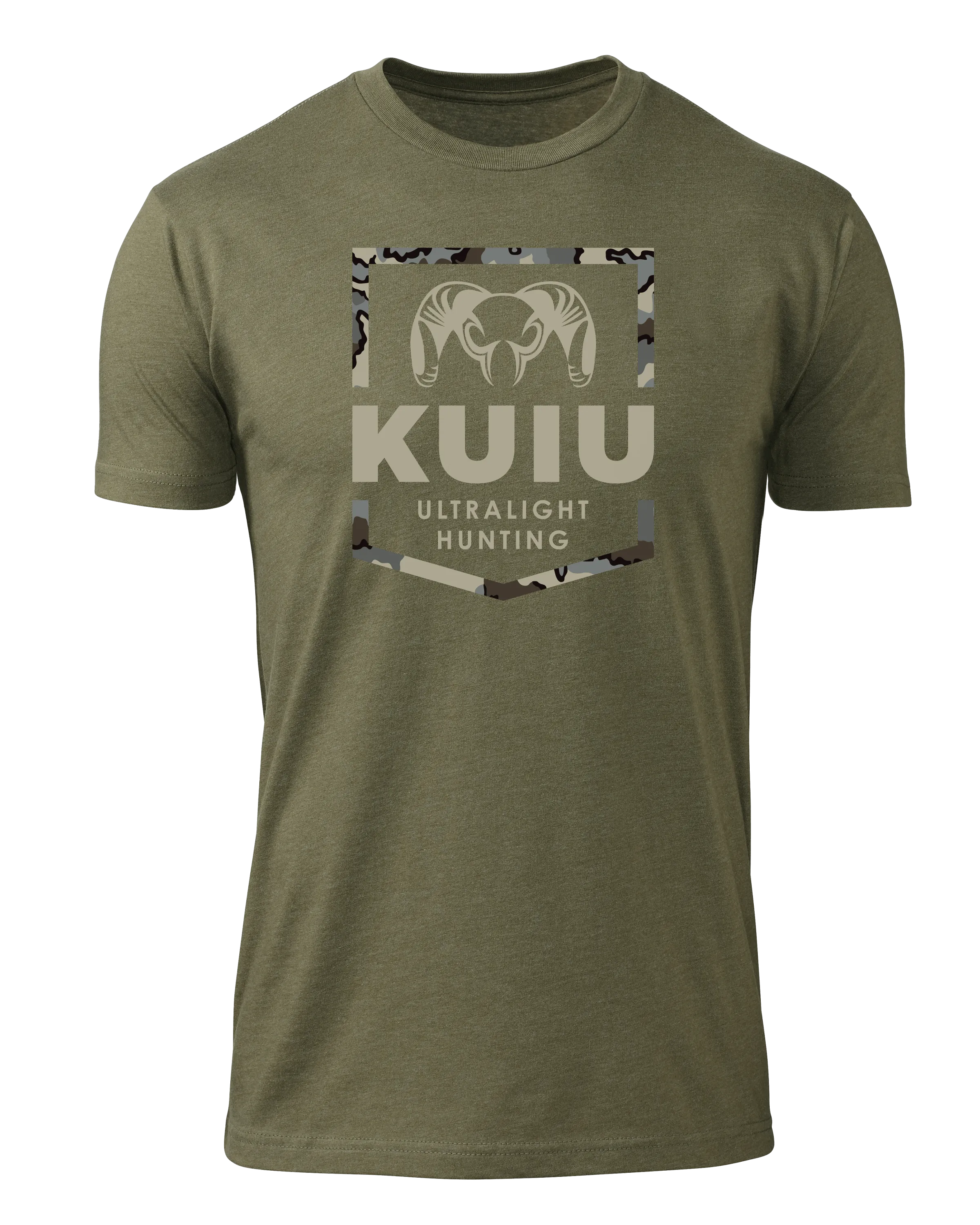 KUIU Vias Shield T-Shirt | Military Green