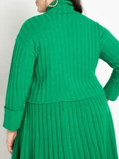 Layla Cropped Turtleneck | Jolly Green