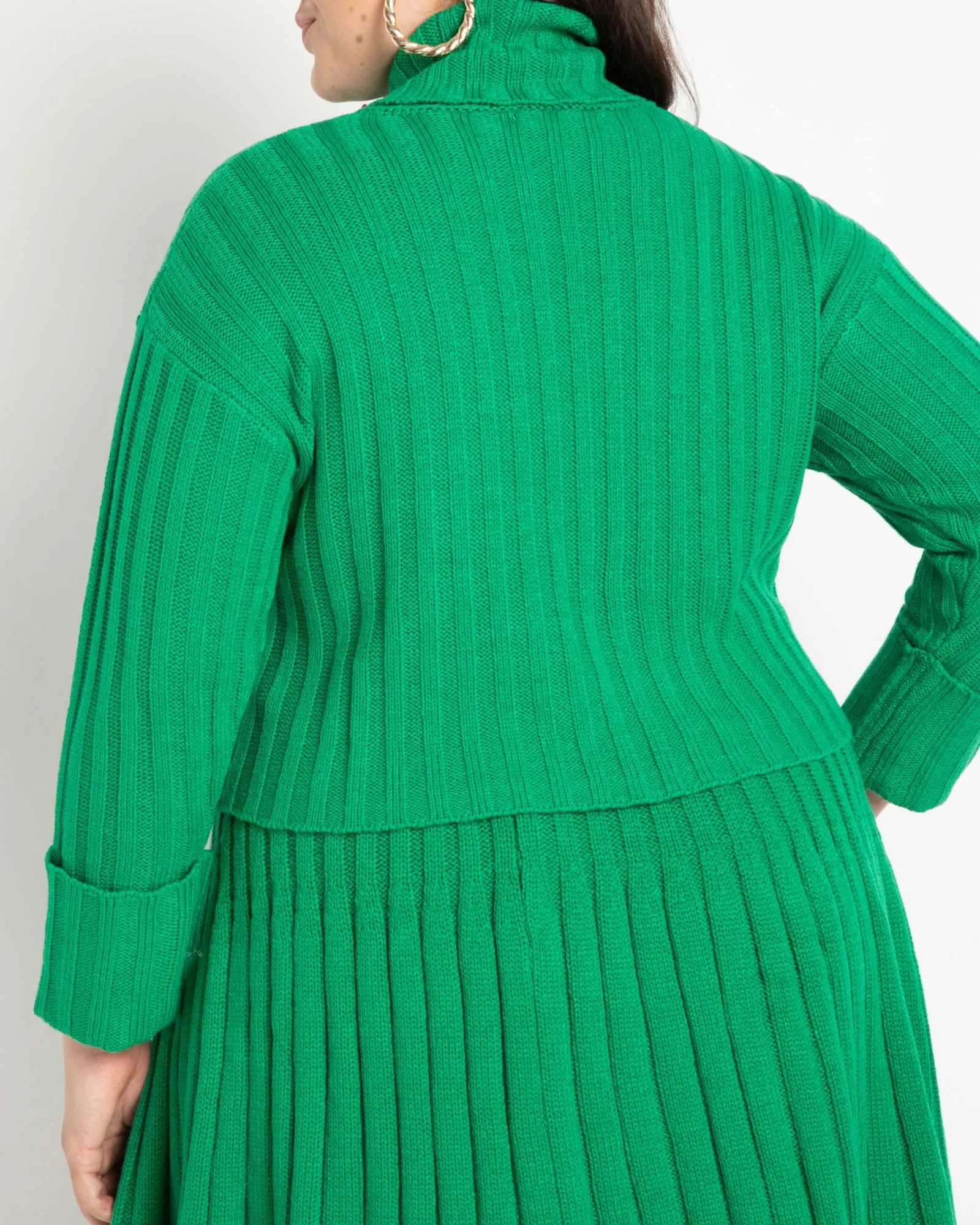 Layla Cropped Turtleneck | Jolly Green