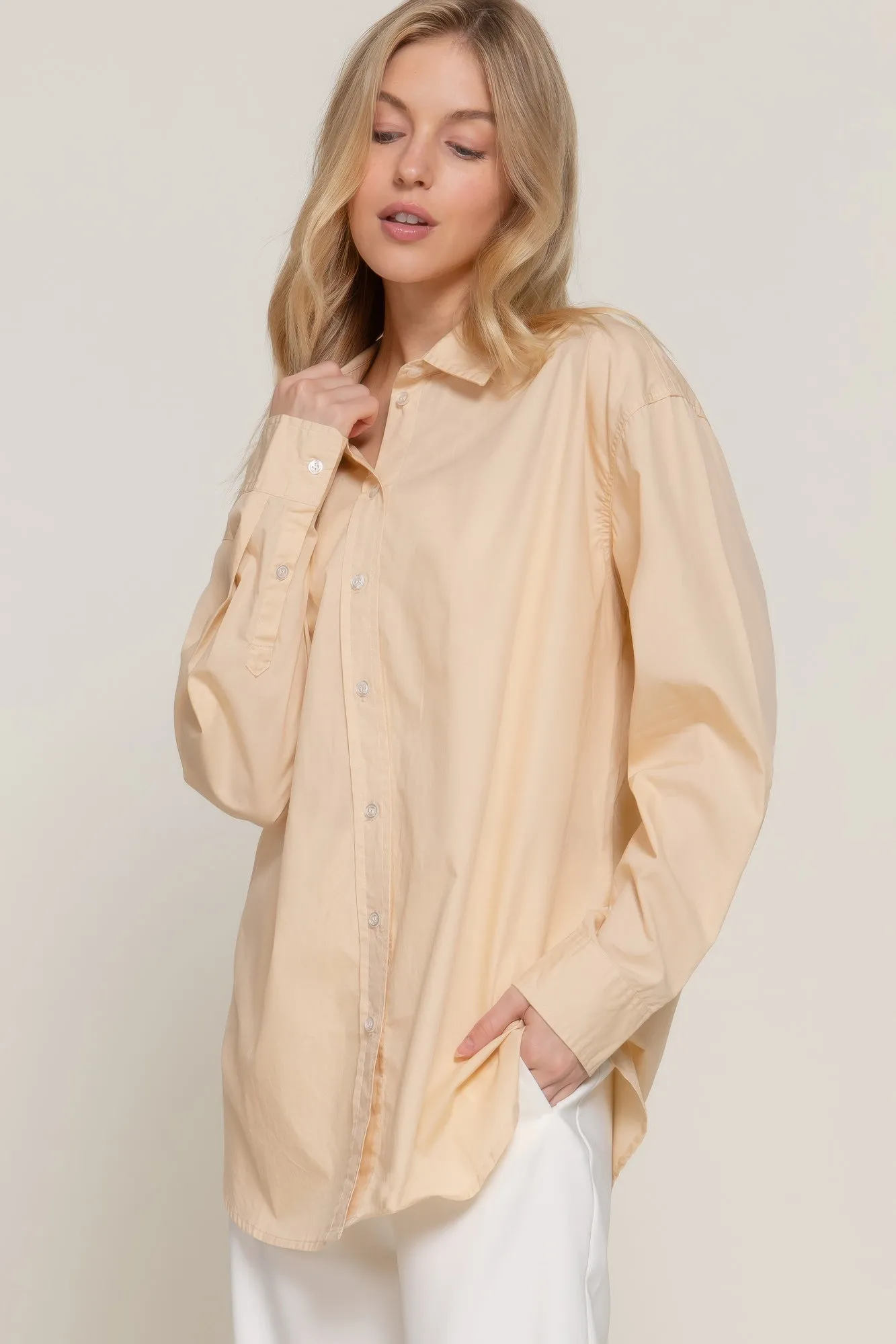 Long Sleeve Loose Fit Shirt