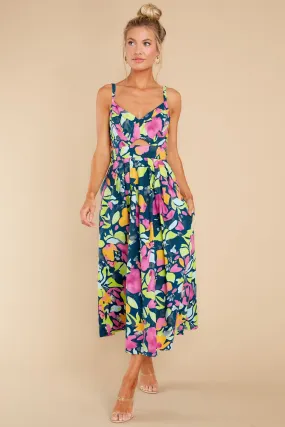 Natalie Vibrant Floral Dress