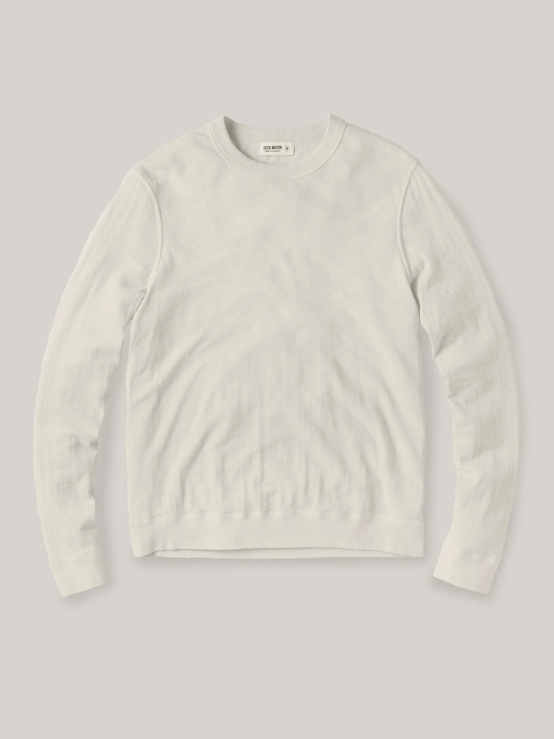 Natural Lightweight Double Slub Sweatshirt