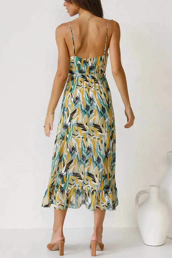 Odessa – Vibrant Multicolor Sleeveless Dress