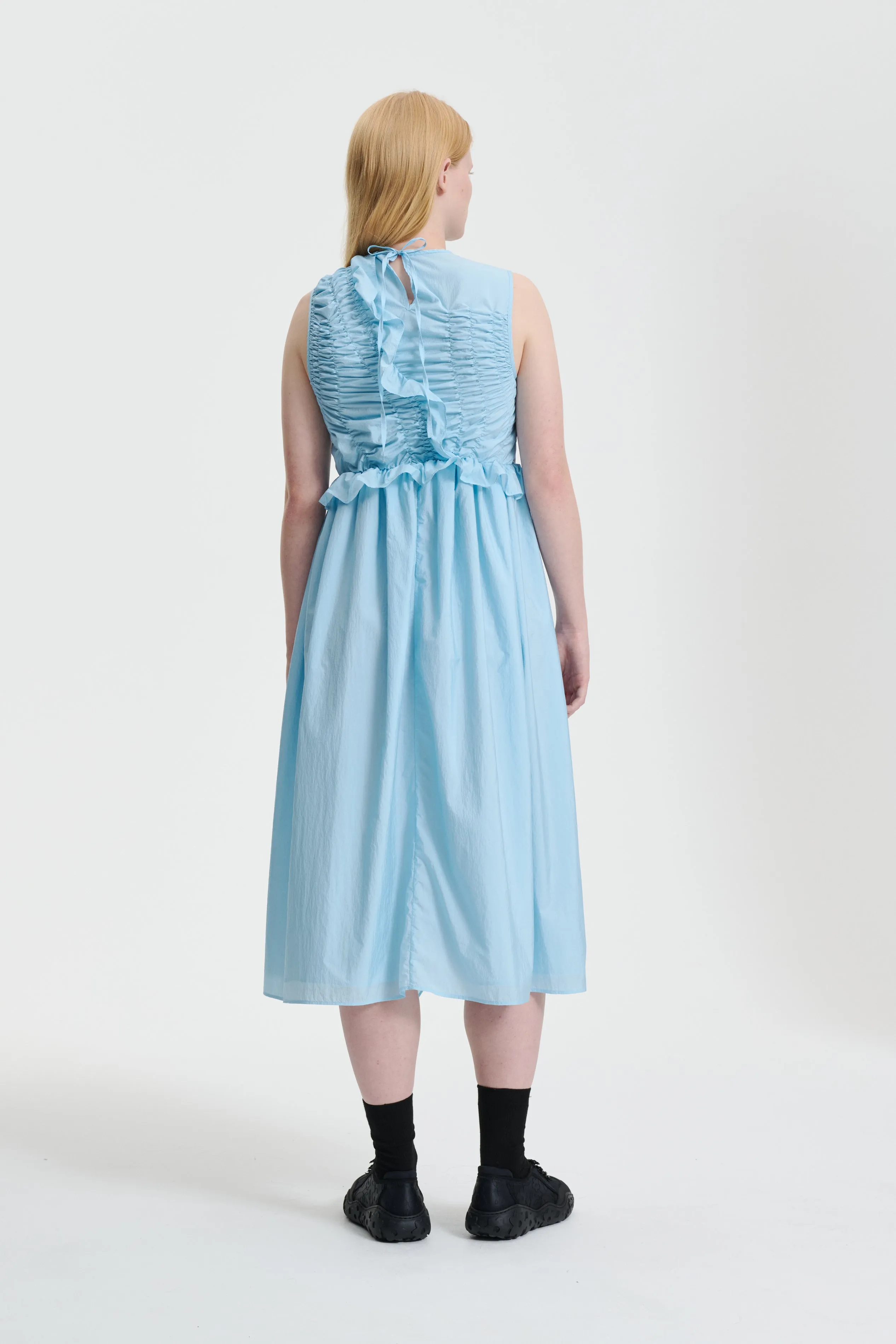 OLE | DRESS SHIKI LIGHT TAFFETA LIGHT BLUE