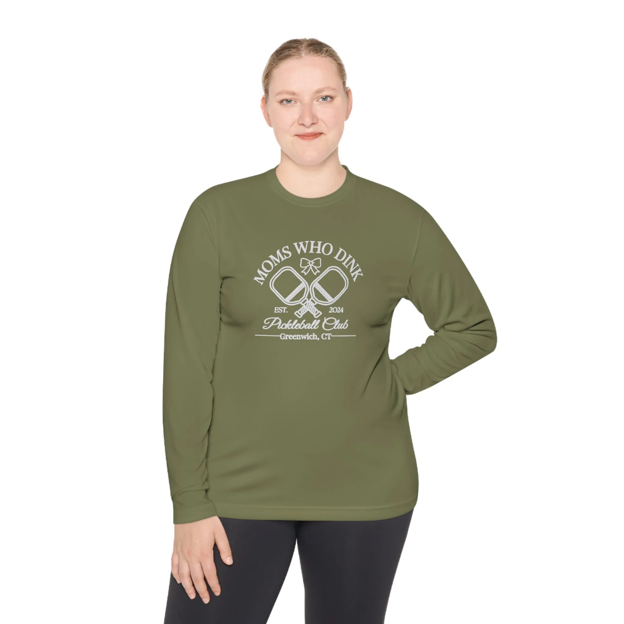 Pickleball Green Unisex Lightweight Long Sleeve Tee