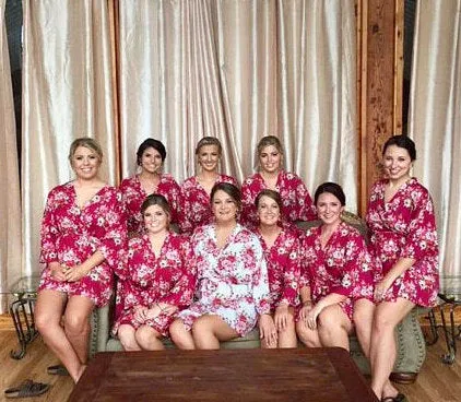 Sale! Set of 6  Bridesmaid Robes, Bridesmaid Gift, Gift for Bridesmaid, Robe for Bridesmaid, Bridesmaid Robe, Bridal Party Robe