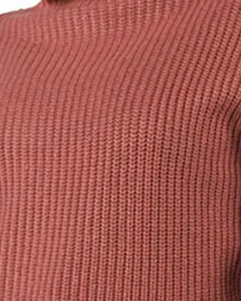 Shae Mock Neck Sweater | Mauve