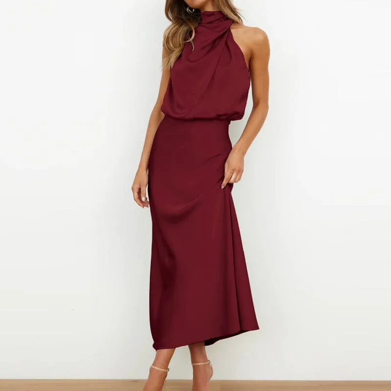 Sleeveless Light Evening Dress