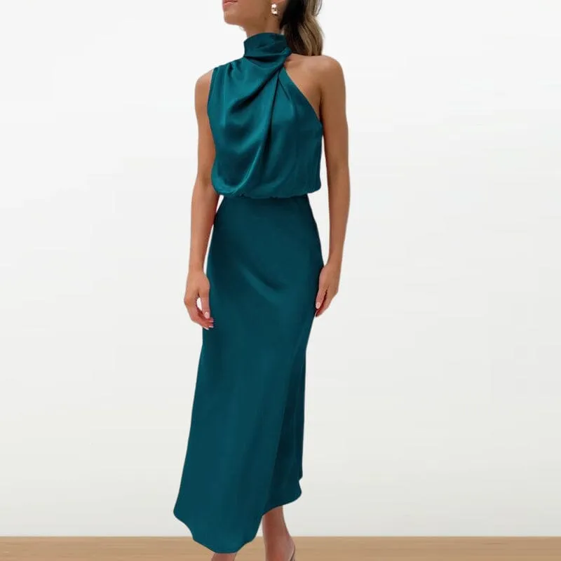 Sleeveless Light Evening Dress