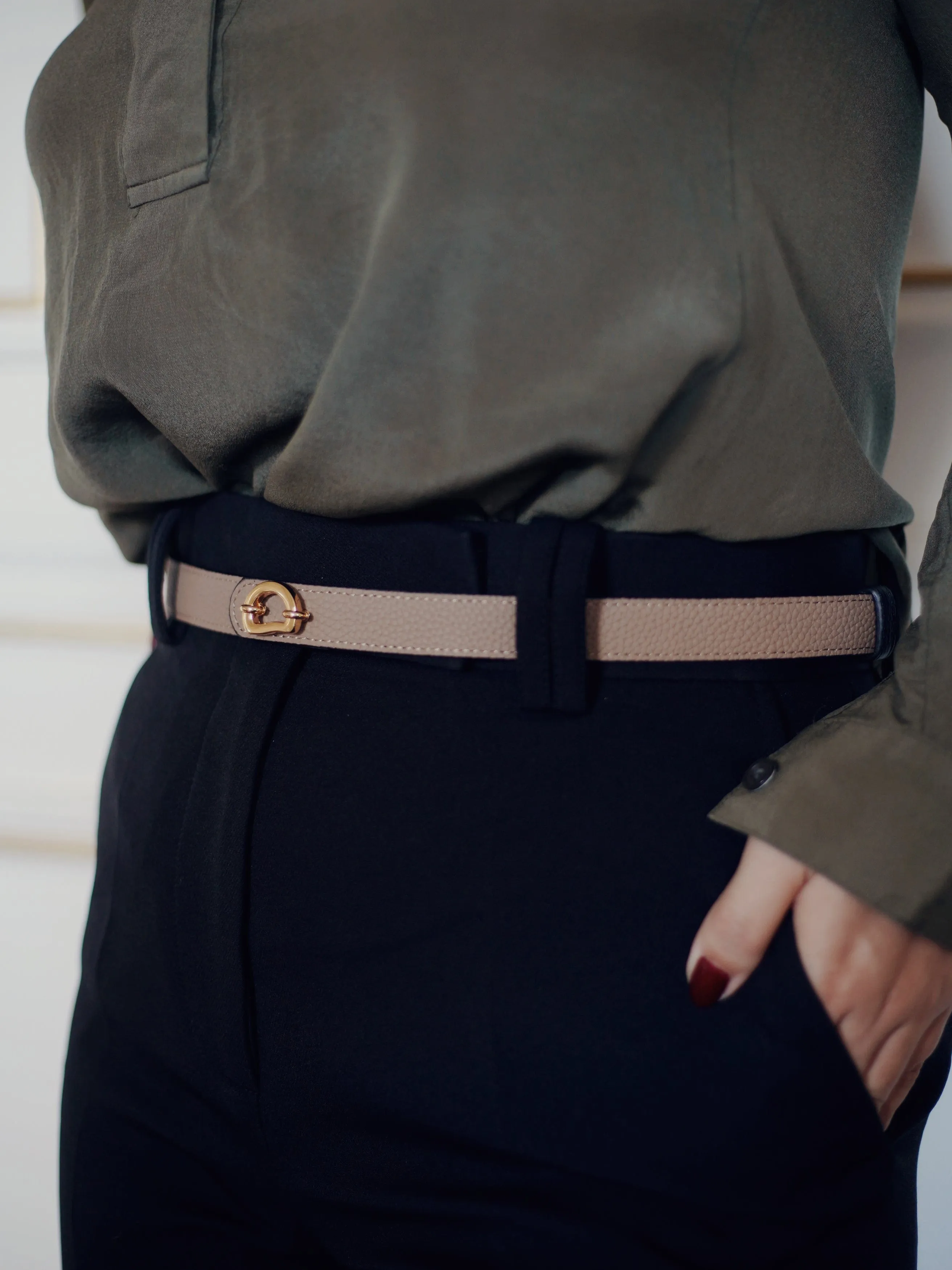 Sunrise Reversible Belt Black