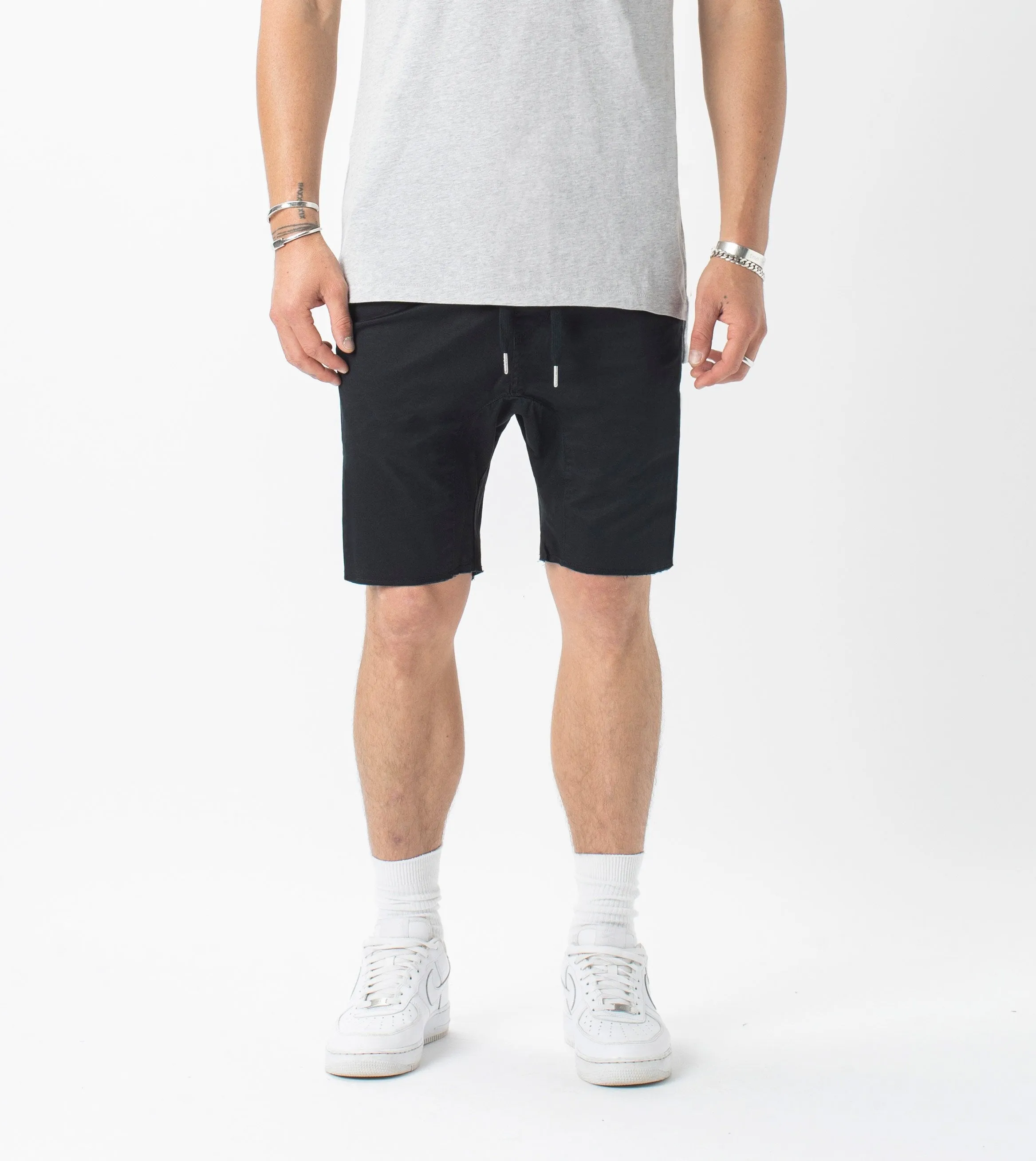 Sureshot Lightweight Short Washed Black