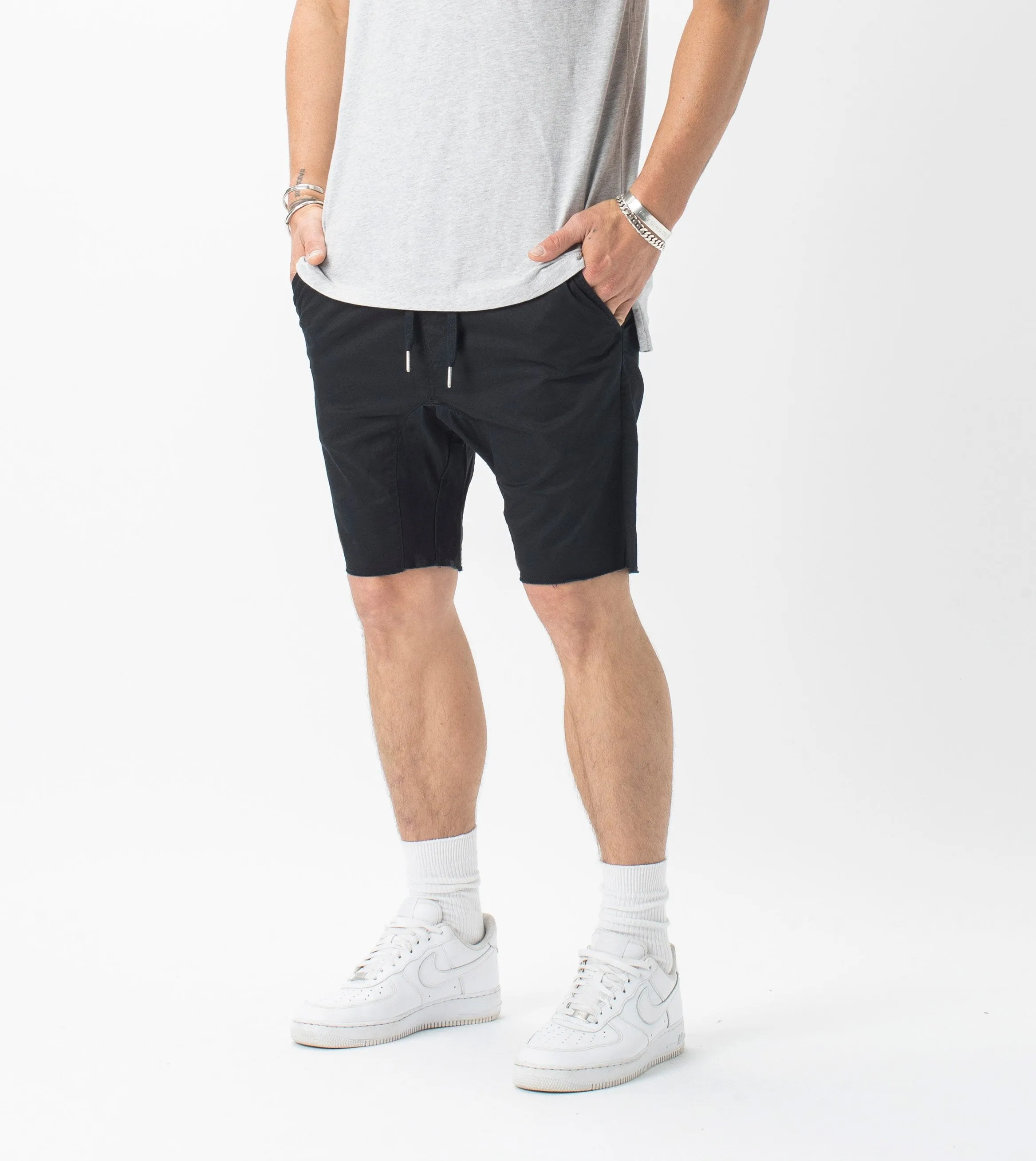 Sureshot Lightweight Short Washed Black