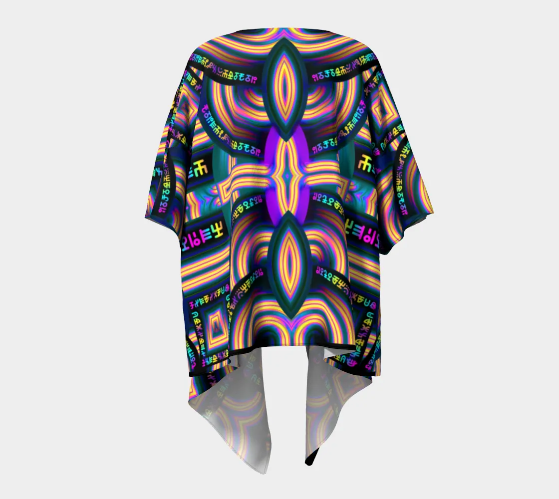 Tea Daze Draped Kimono