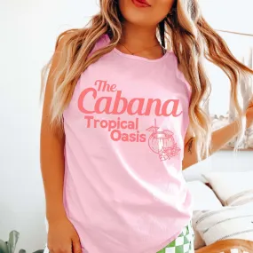 The Cabana Tropical Oasis Comfort Color Tank