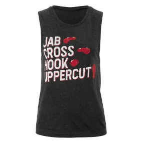 TITLE Boxing Jab Cross Women's Muscle Tee