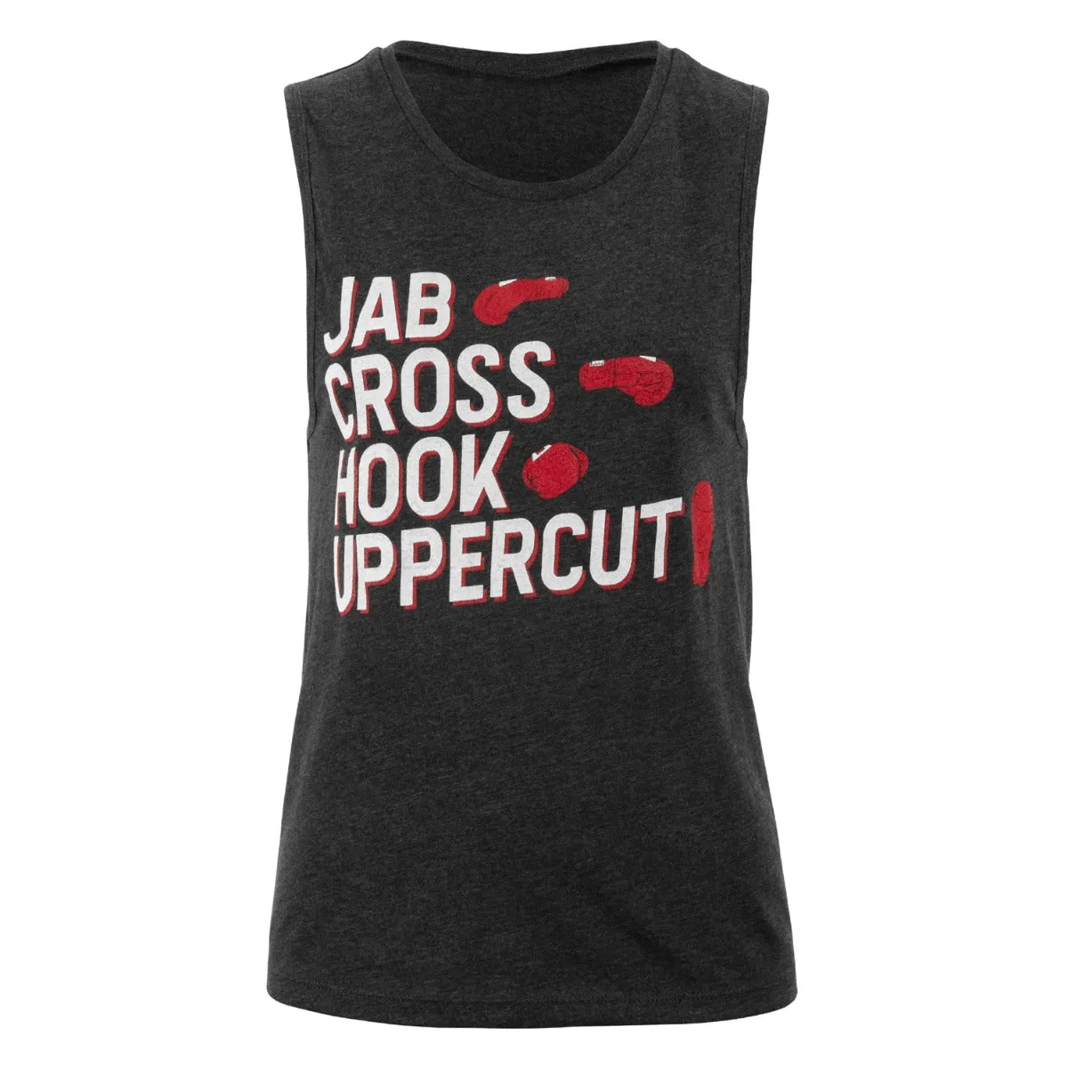 TITLE Boxing Jab Cross Women's Muscle Tee