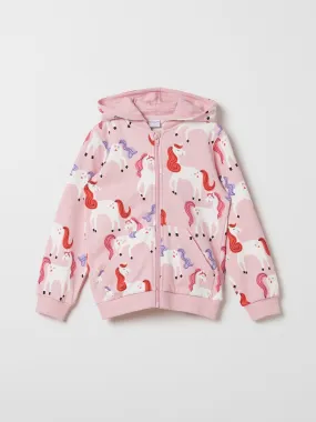 Unicorn Print Kids Hoodie